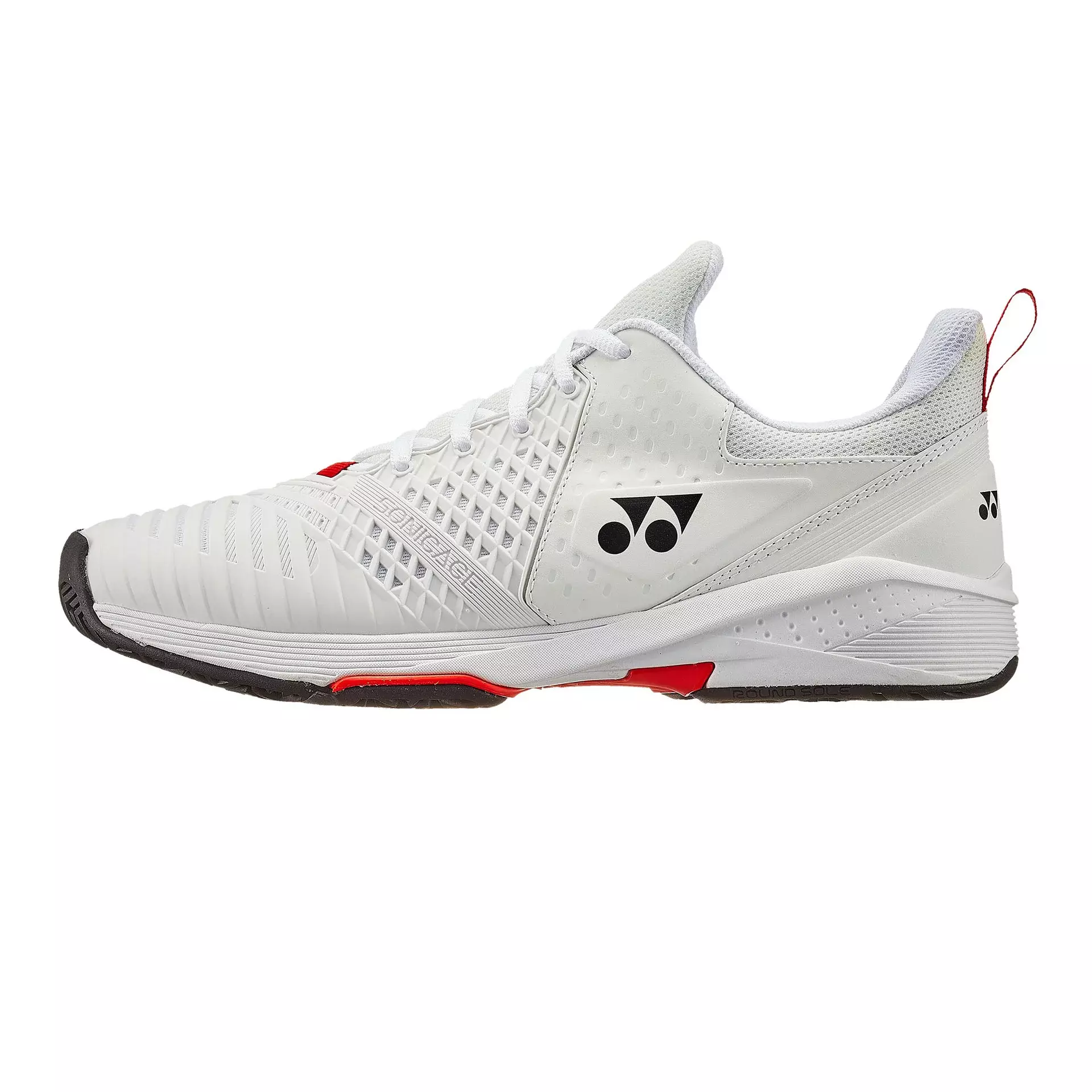 Zapatilla Tenis Yonex Sonicage 3 Blanco/Rojo-1