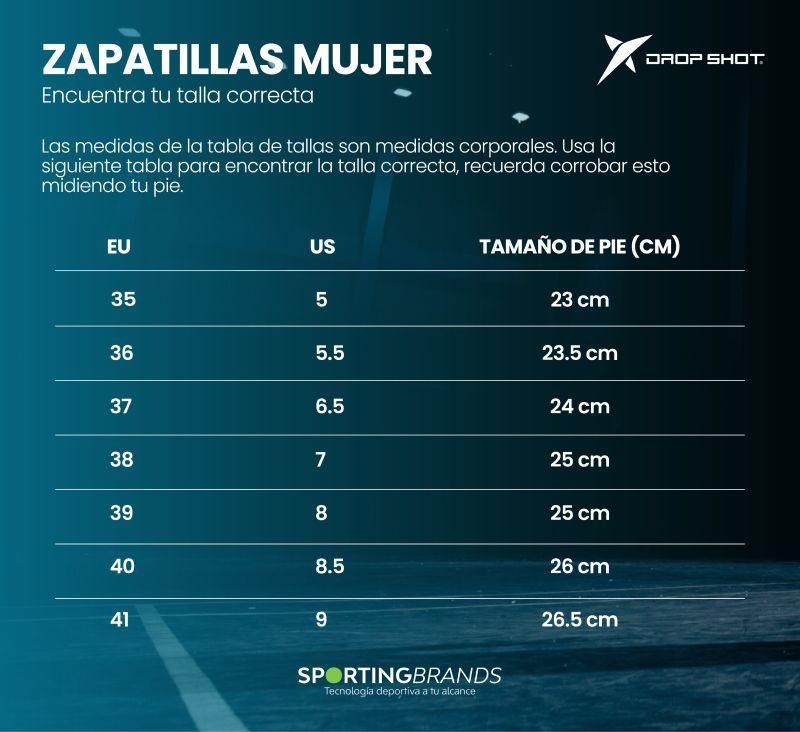 Zapatilla Pádel Drop Shot DORAMA Azul/Blanco-4