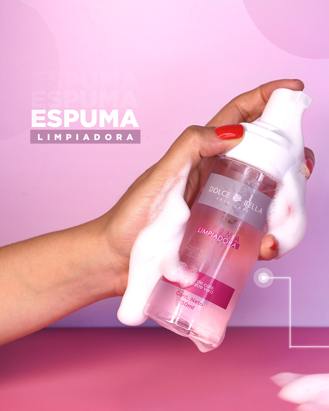 ESPUMA LIMPIADORA FACIAL DOLCE BELLA-3
