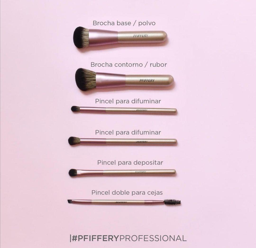 SET DE BROCHAS X6 VIOLETH PROFESIONALES PFIFFERY-1