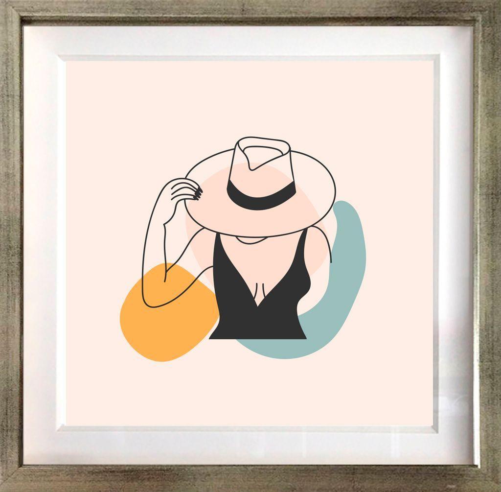 Set 3 Cuadros Actitud 30X40 Marco Plateado-2