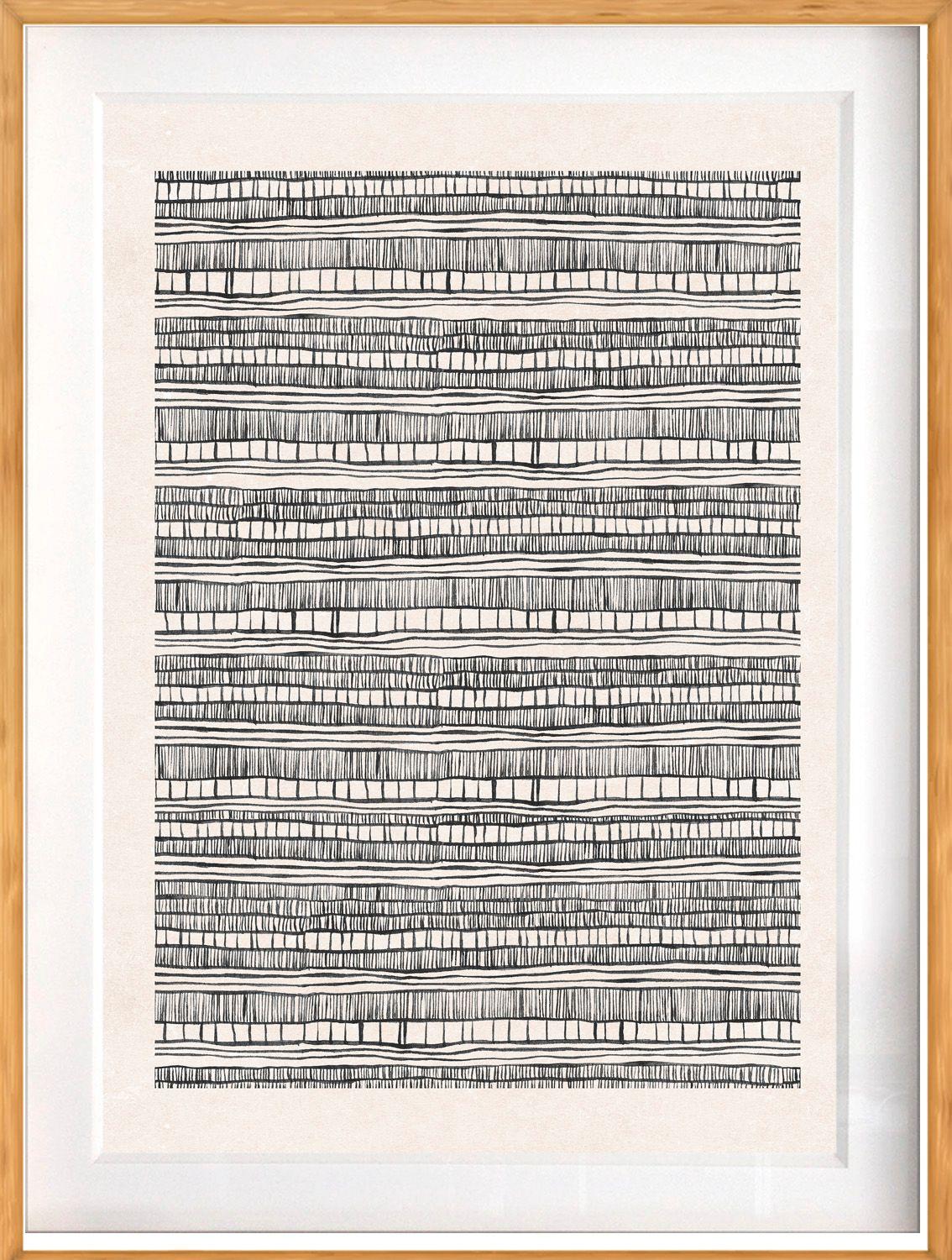Set 3 Dots 50x70 Madera Natural-2