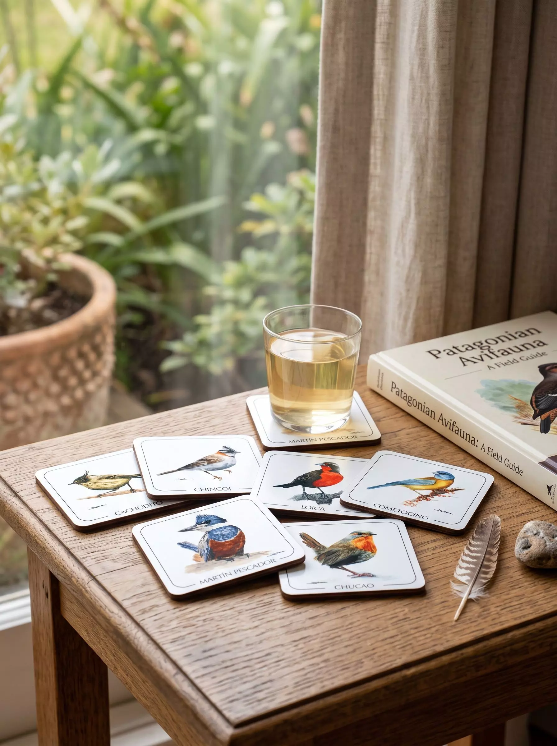 Set de 6 Posavasos Aves Chilenas-7