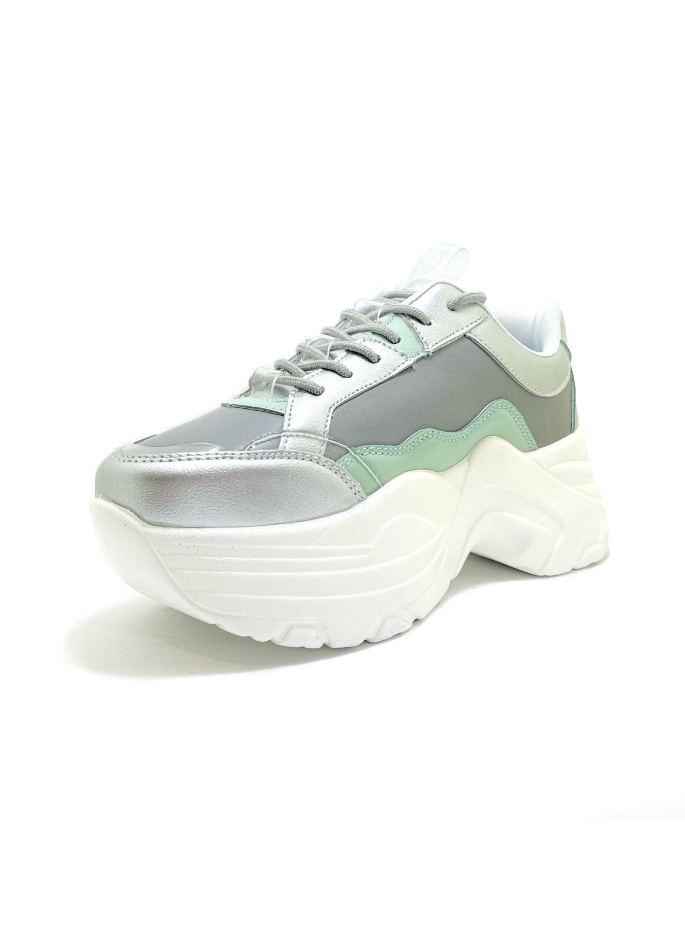 Zapatilla Plata verde Kote-2