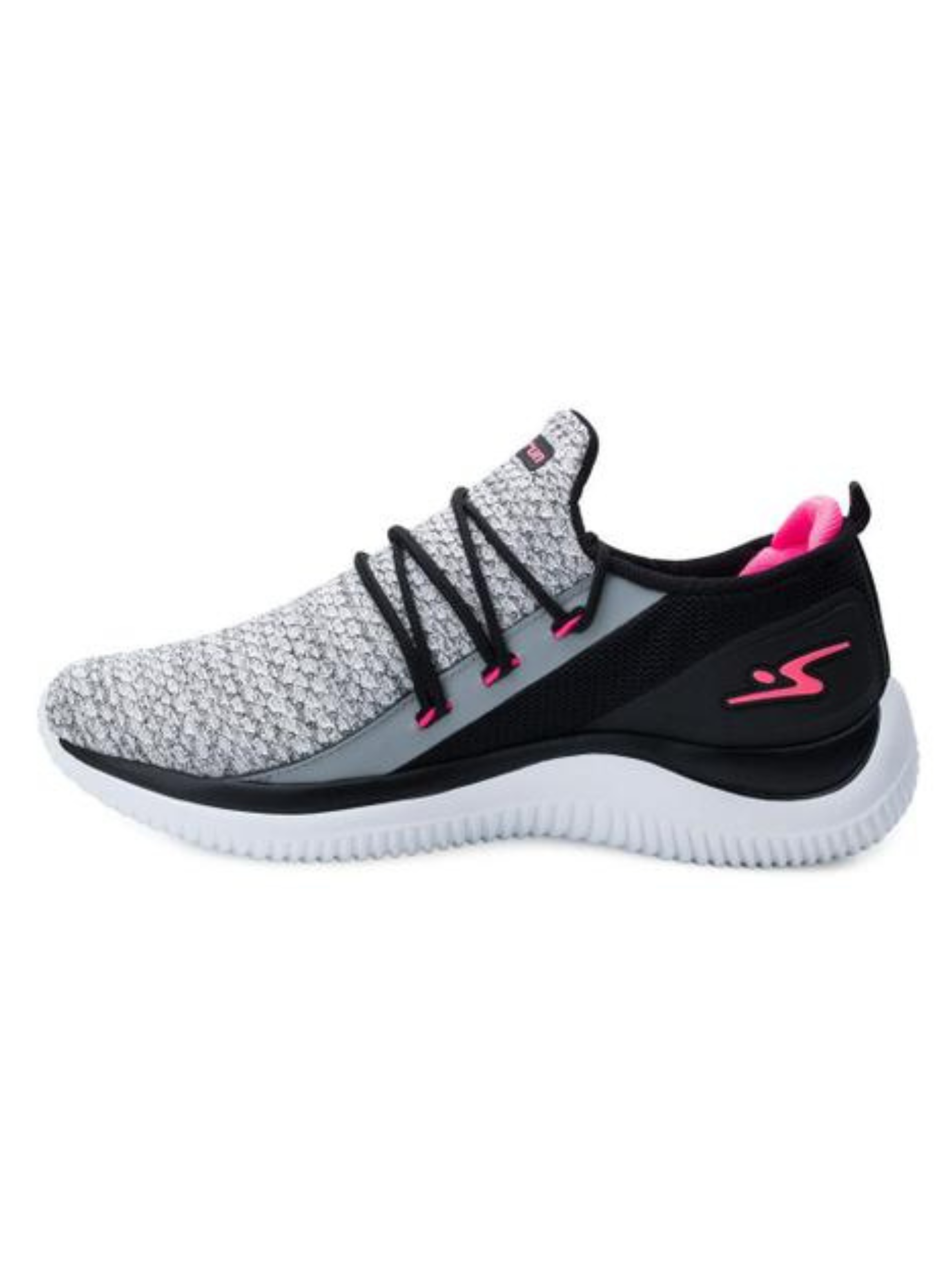 ZAPATILLA MUJER CENIZA NEGRO ROSA 8410-1