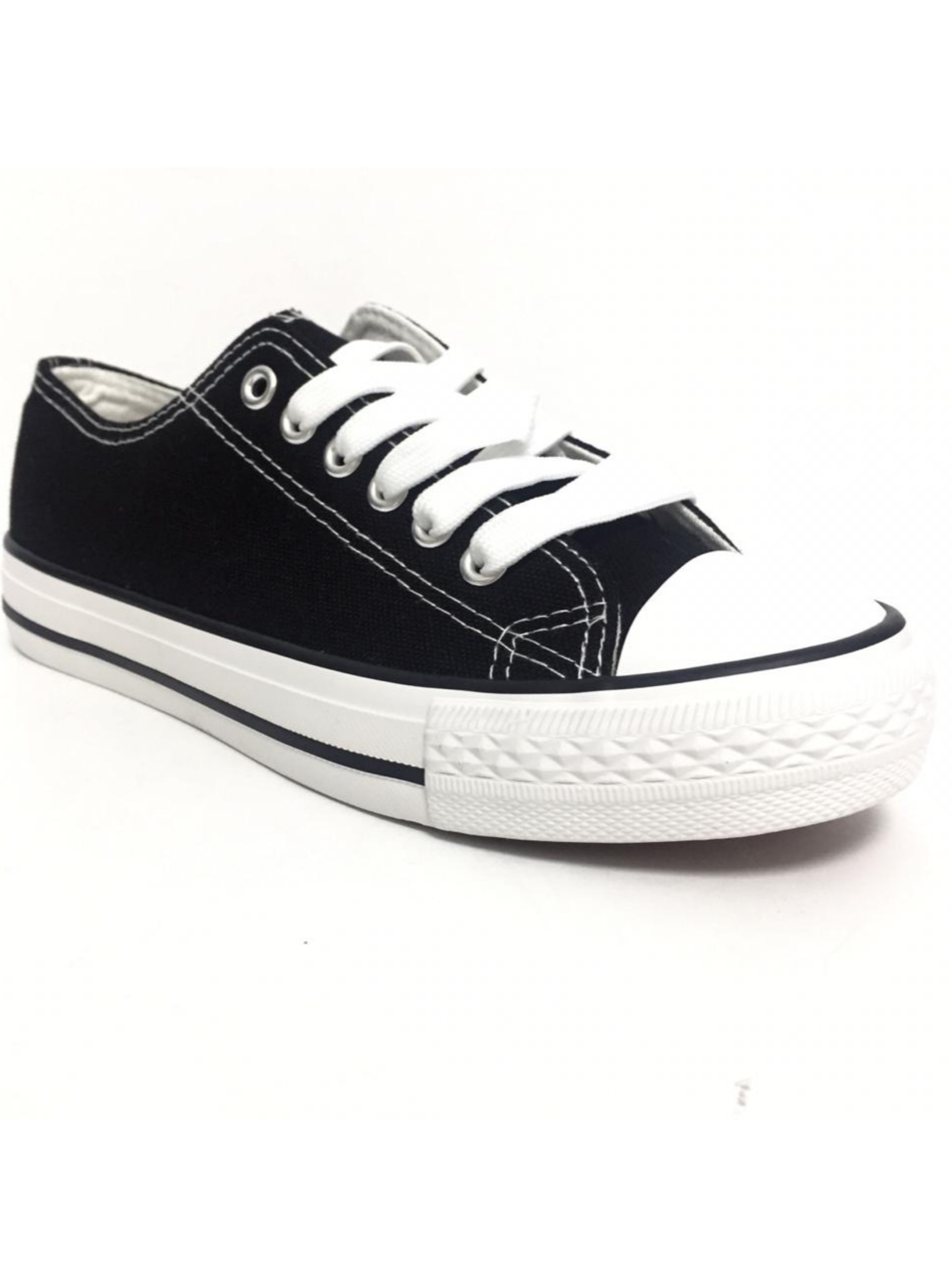 Zapatilla de Lona Clasica mujer negro-2