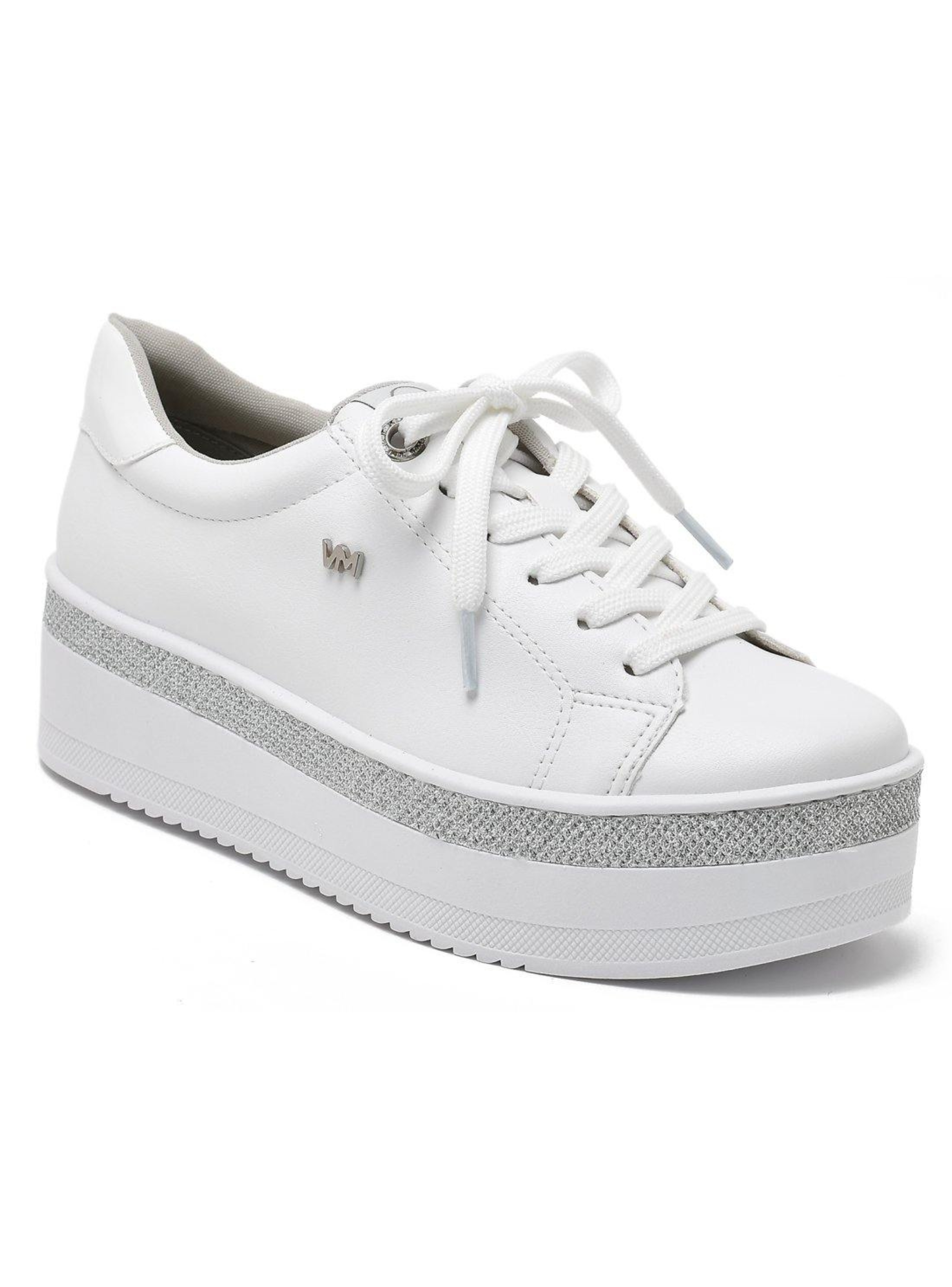 Zapatilla Blanca Plataforma -0