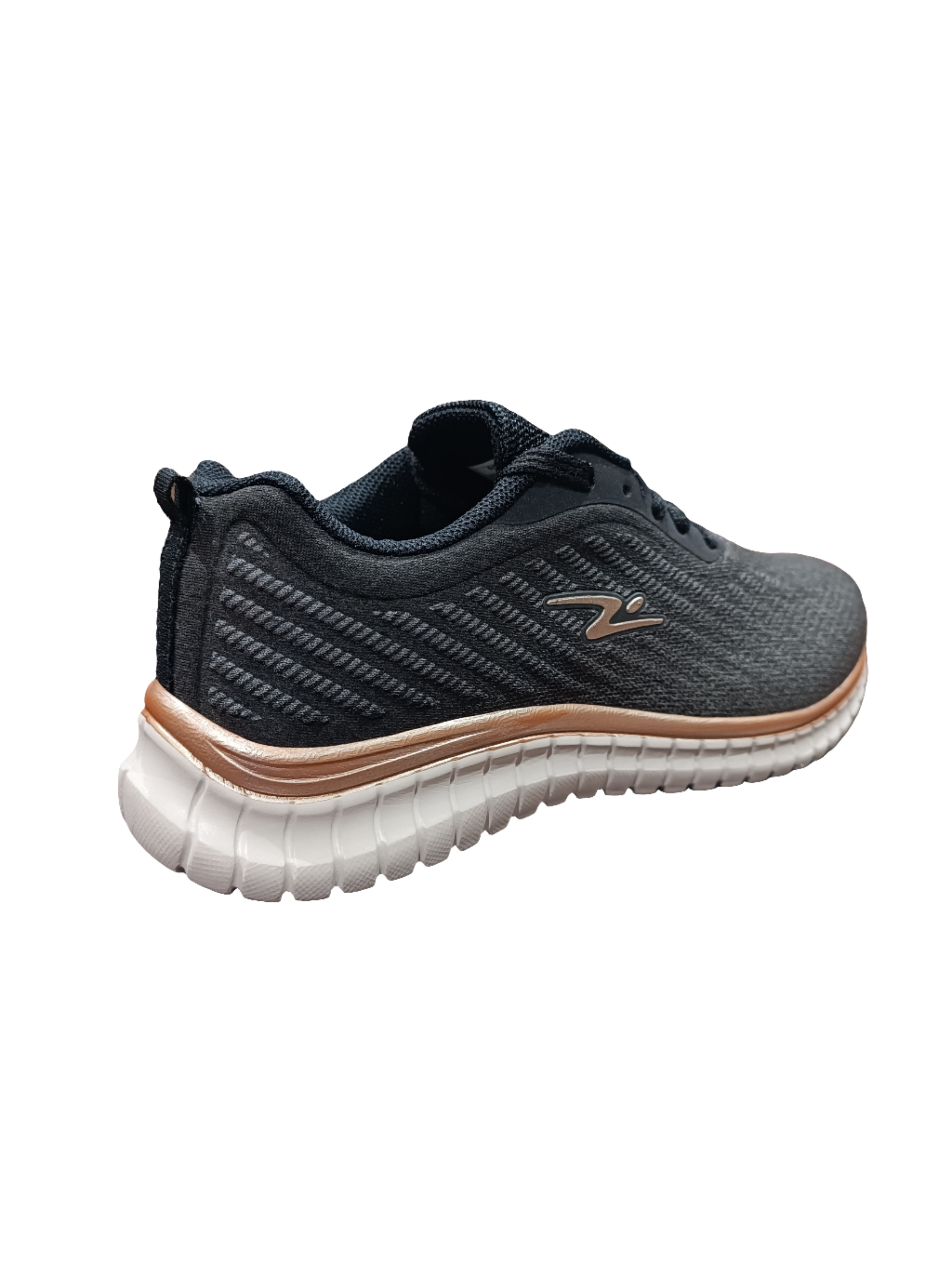 ZAPATILLA DEPORTIVA MUJER NEGRO BRONCE 8614.-2