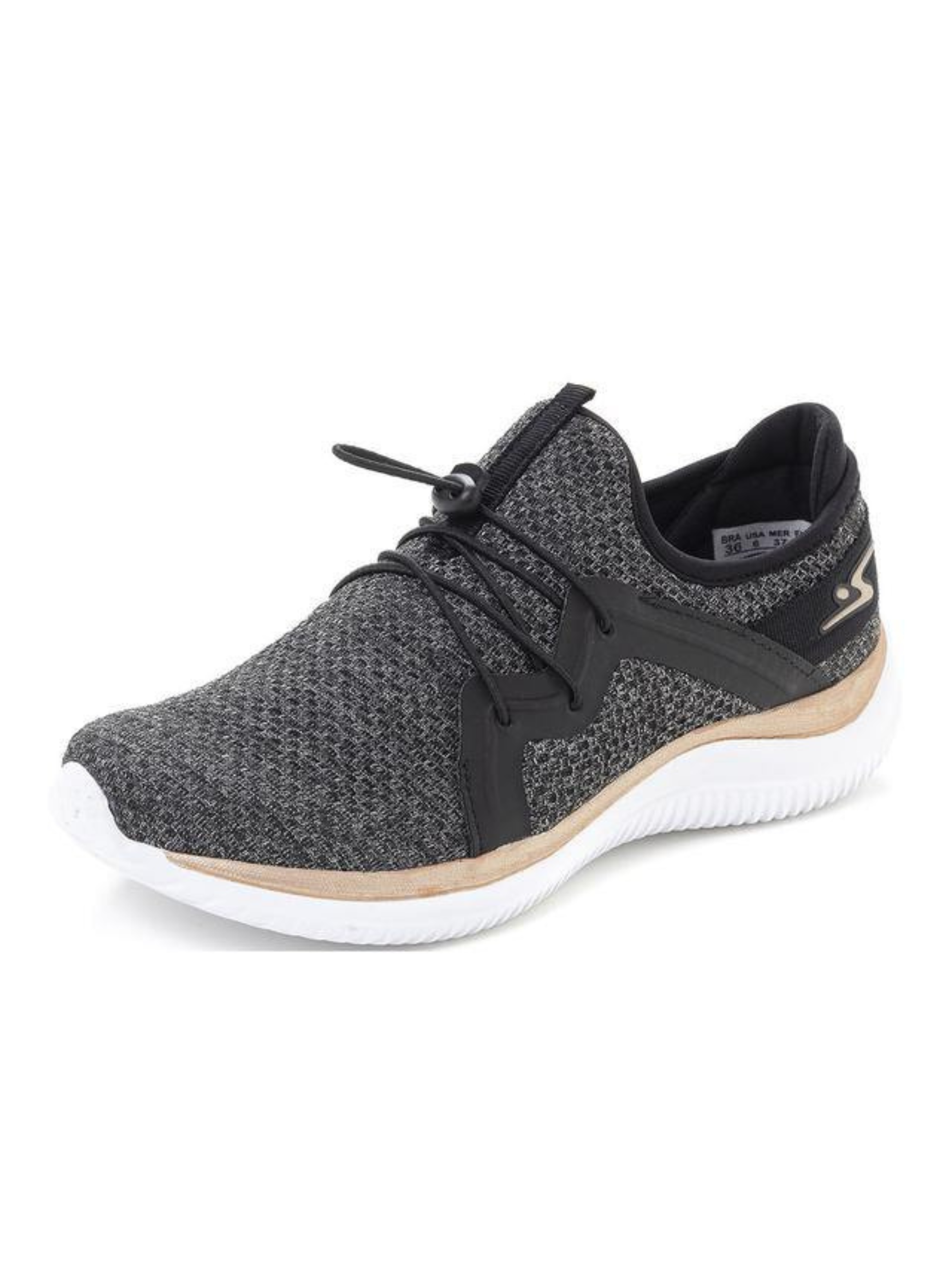 ZAPATILLA DEPORTIVA MUJER GOLD WALK NEGRO 8408.-0