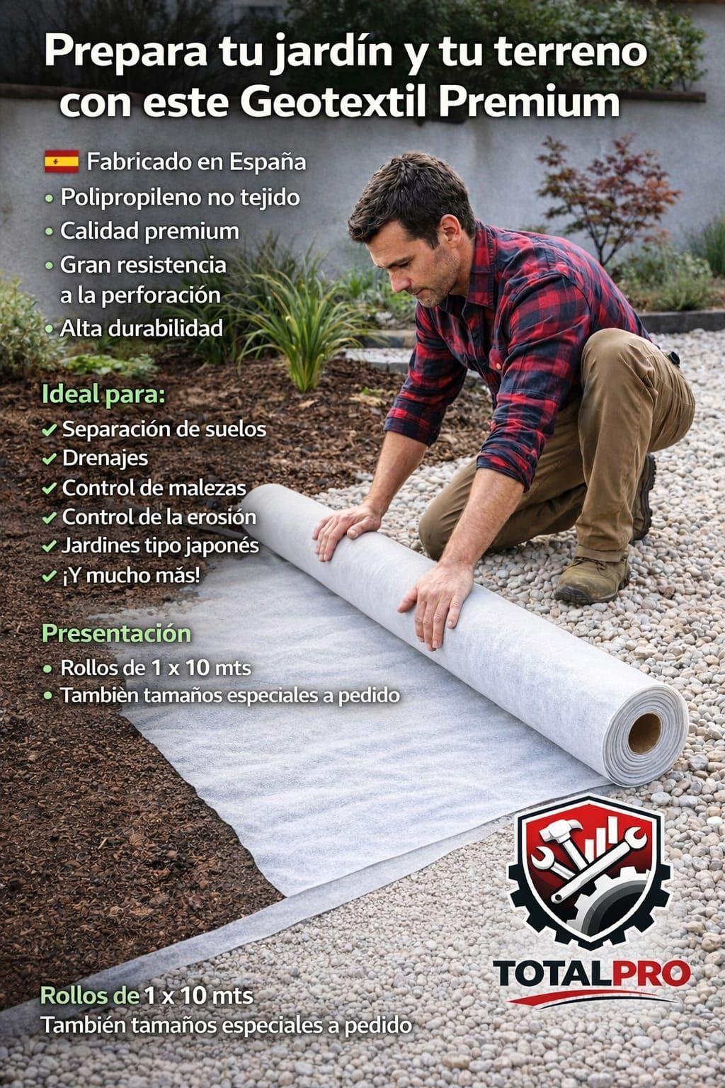 Geotextil No Tejido Polipropileno 10m2-0