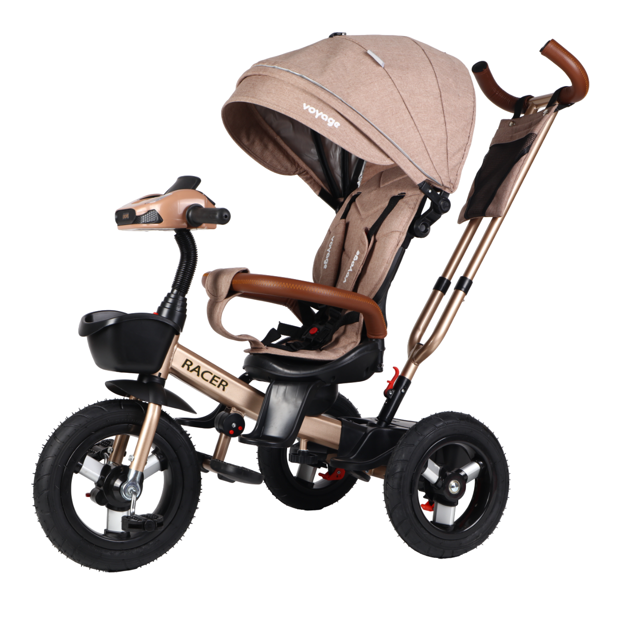 Triciclo Racer Coffe 360 Con Reclinación y Bluetooth-0
