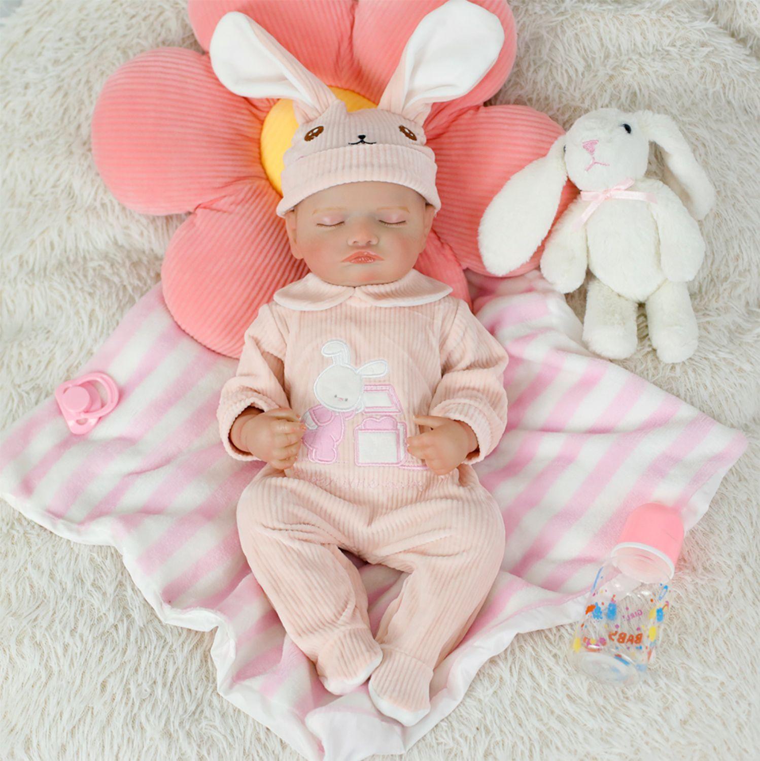 uñeca Bebé Reborn Paula 45CM-5