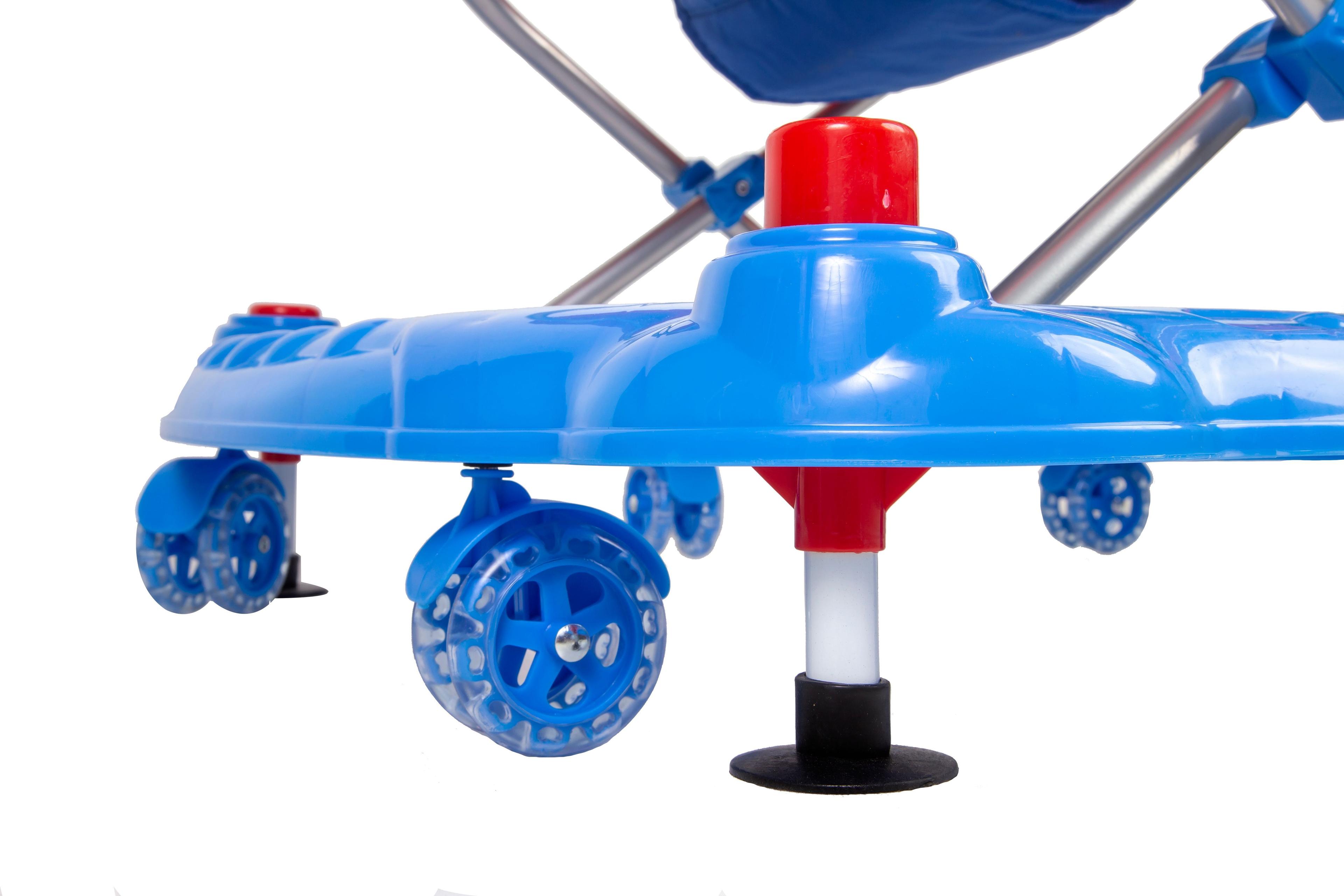 Andador Voyage Con Freno Y Rueda De Cilicona BLUE -3