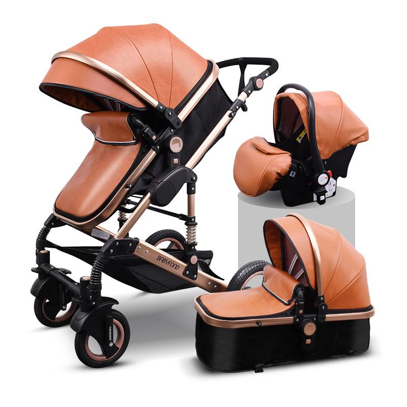Coche Travel System Q3 + C Brown-1