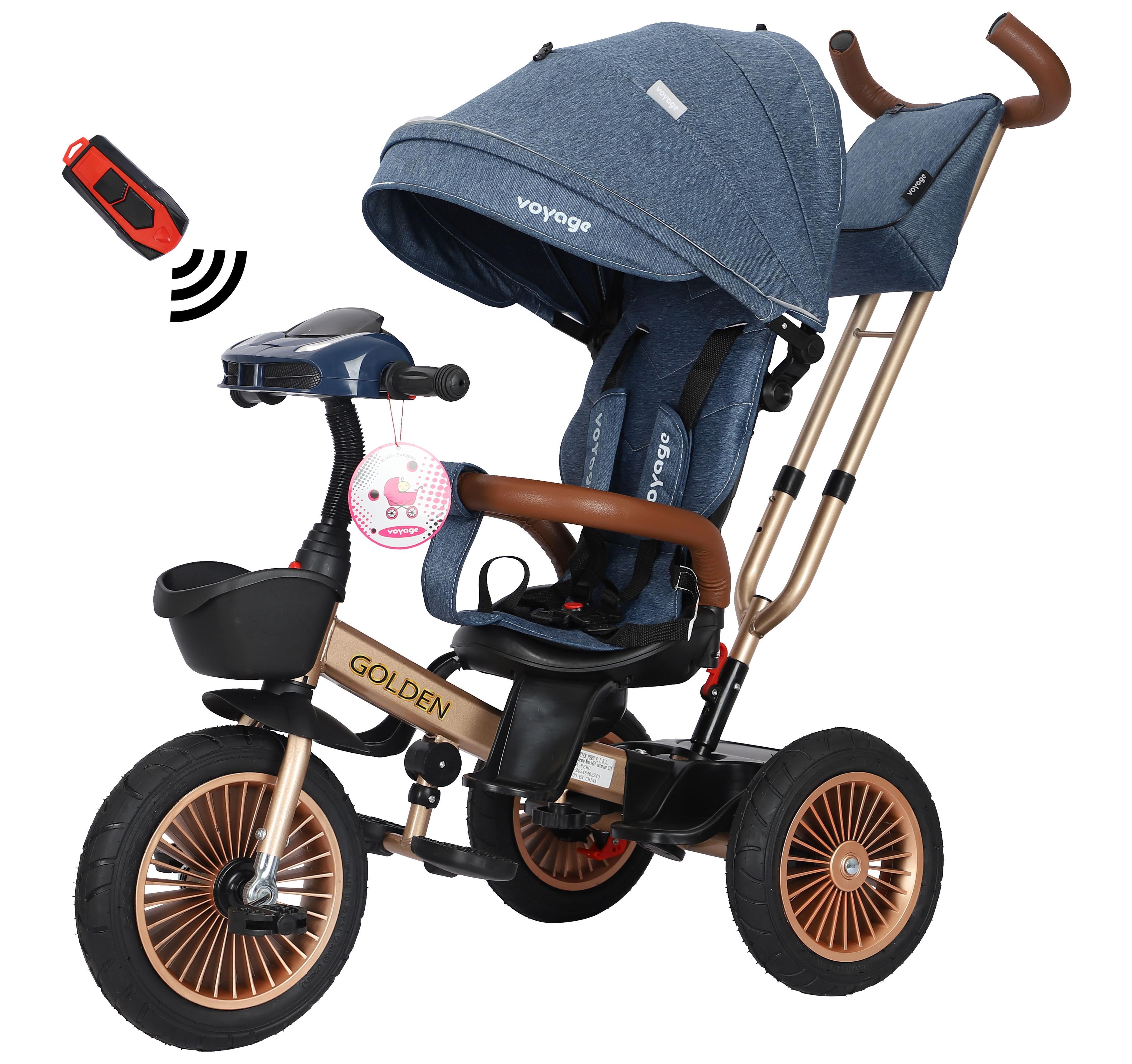 Triciclo para niños voyage golden blue -1
