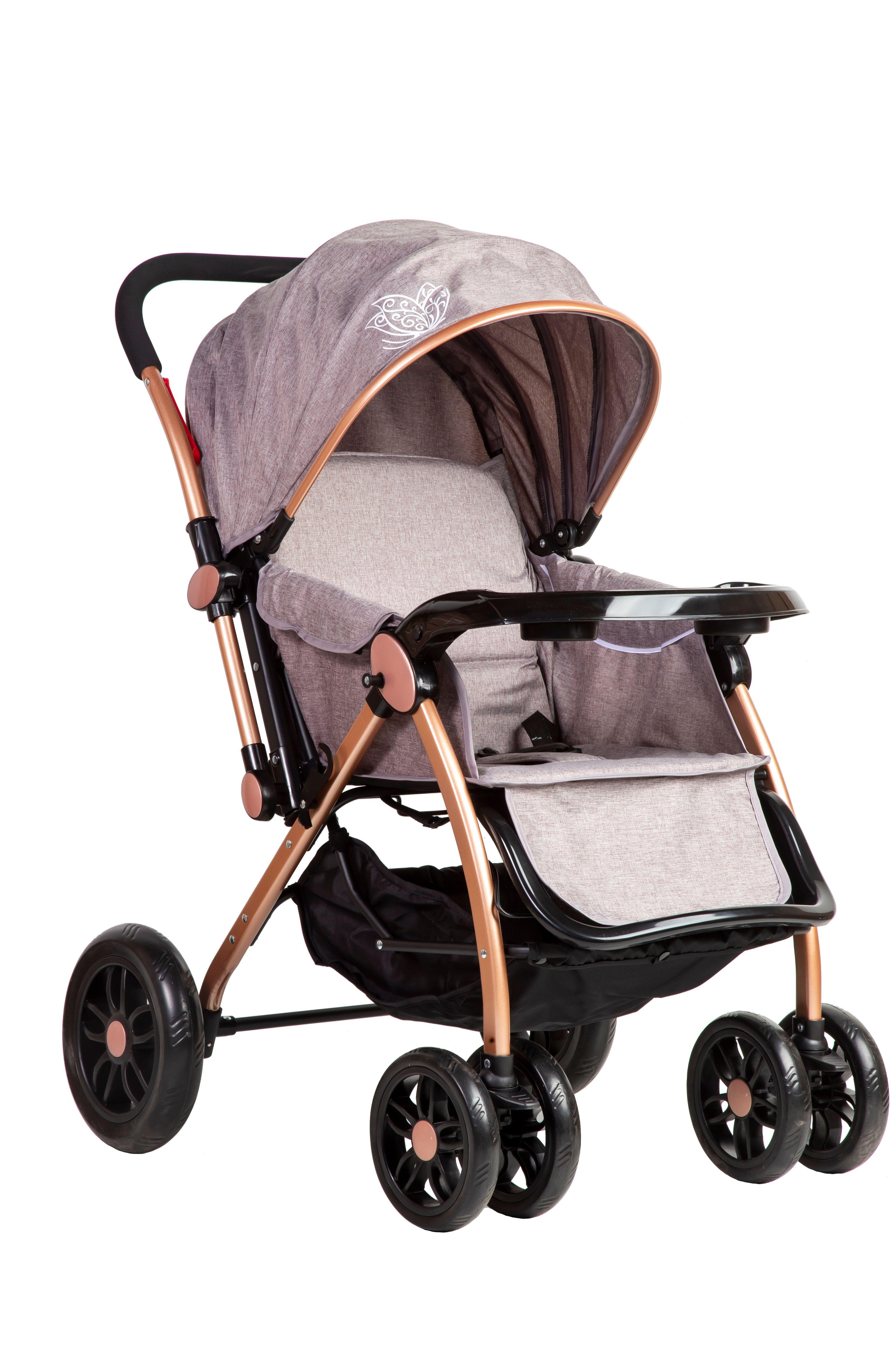 coche cuna con cambio de manillar grey-0