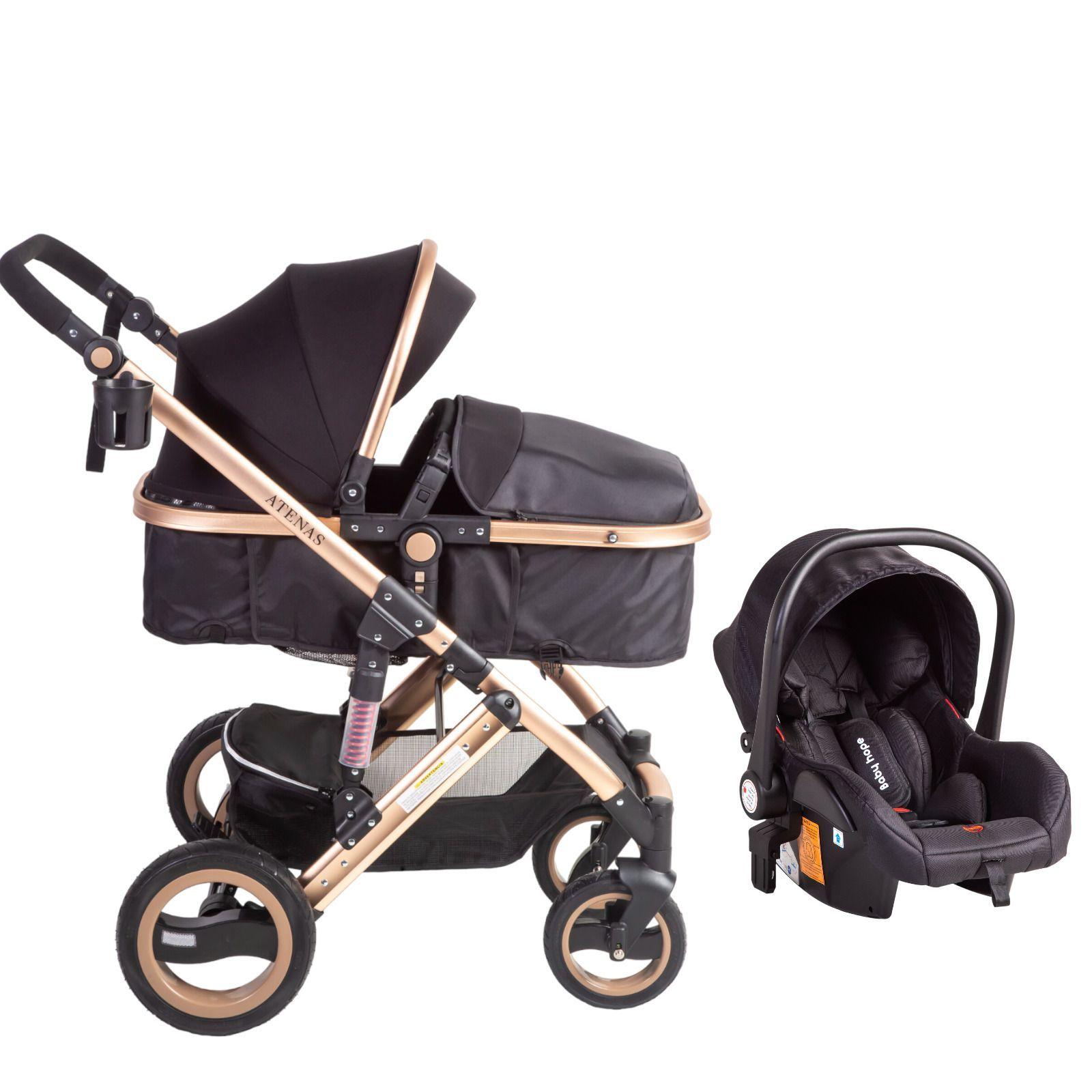 Coche Travel System Atenas Black-1