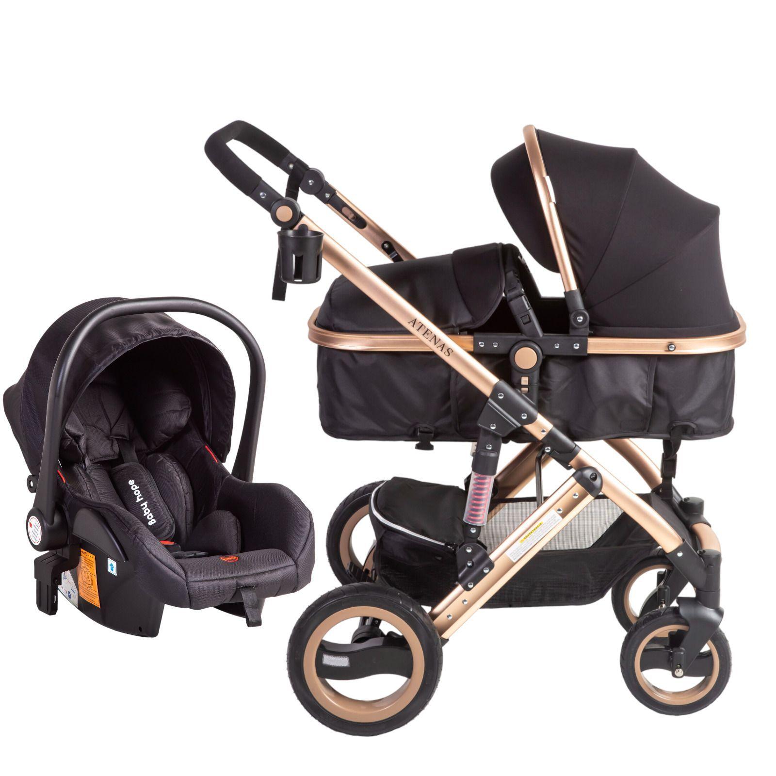 Coche Travel System Atenas Black-2