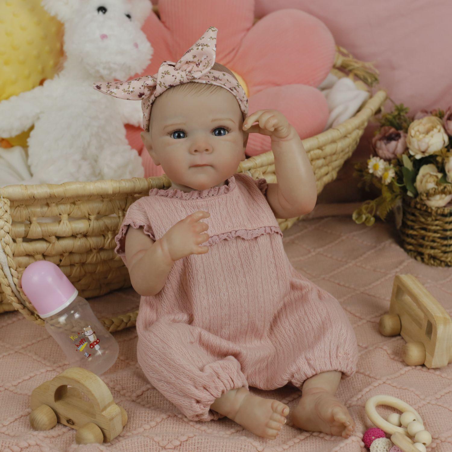 Muñeca Bebé Reborn Emilia 45CM-3