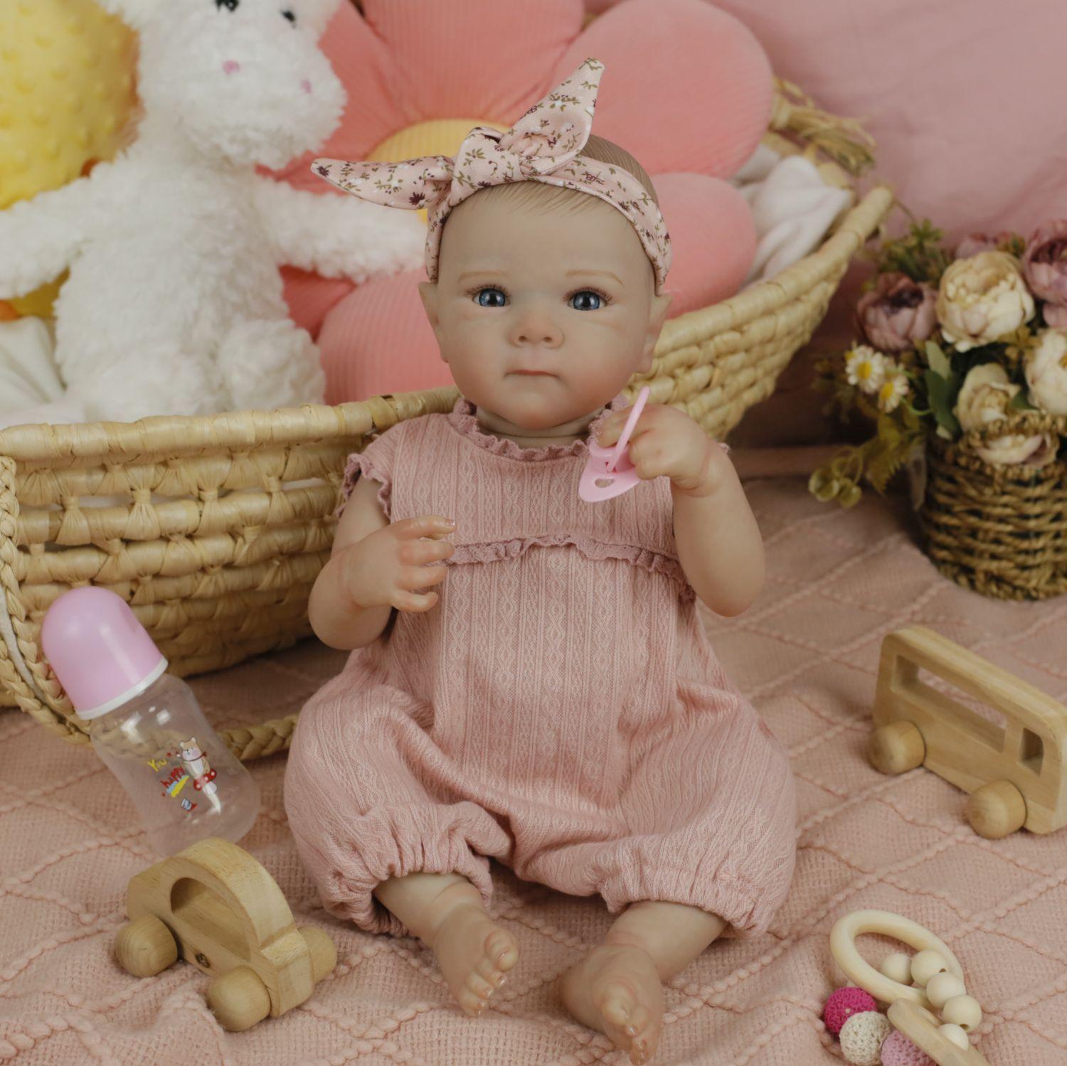 Muñeca Bebé Reborn Emilia 45CM-4