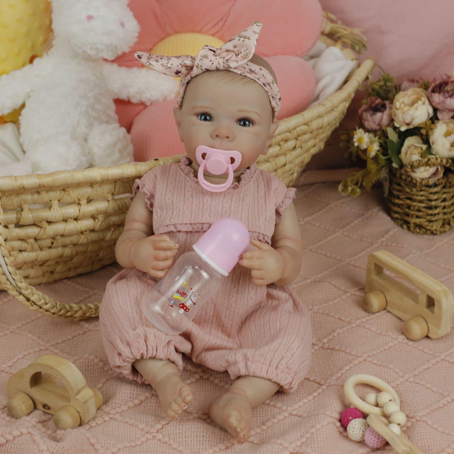 Muñeca Bebé Reborn Emilia 45CM-5
