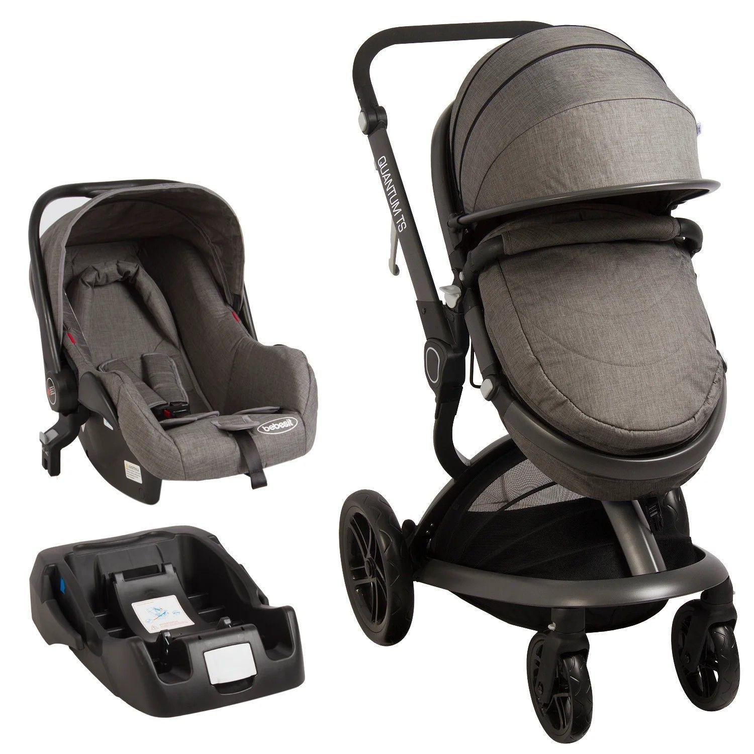 Coche Travel System Quantum Grey Bebesit-0