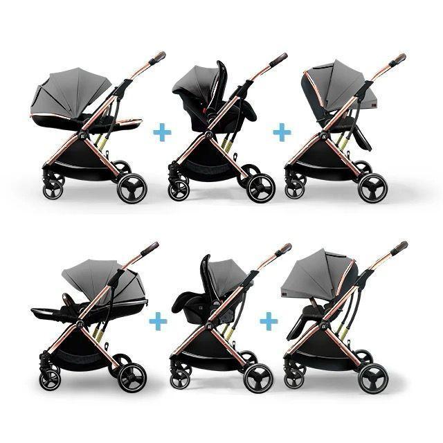 Coche Travel System Nebula Grey-5