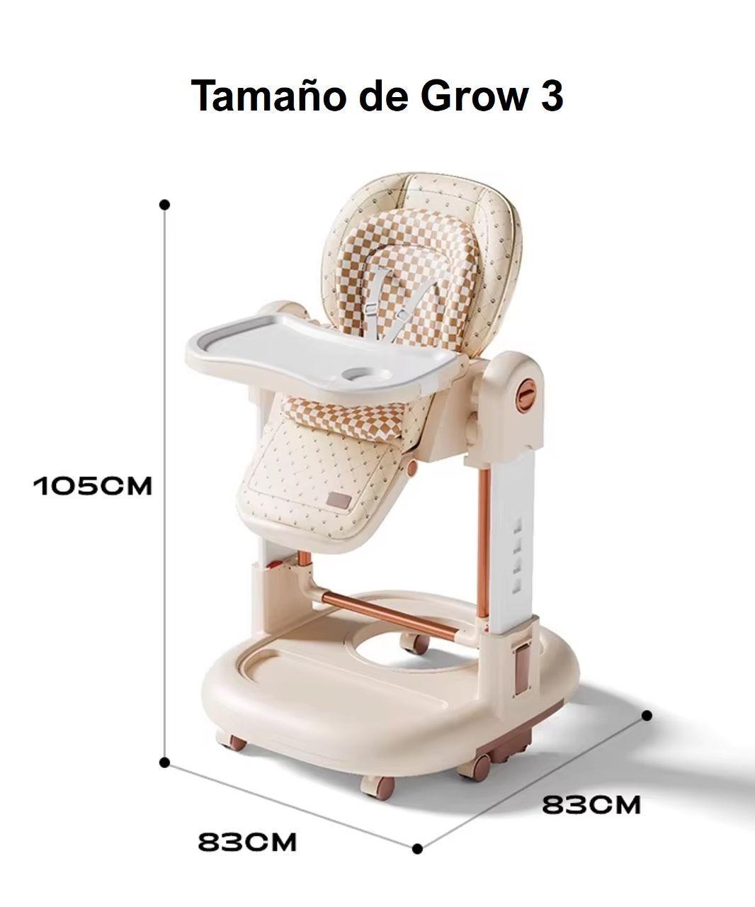 Silla de Comer Grow 3 Kaki-6