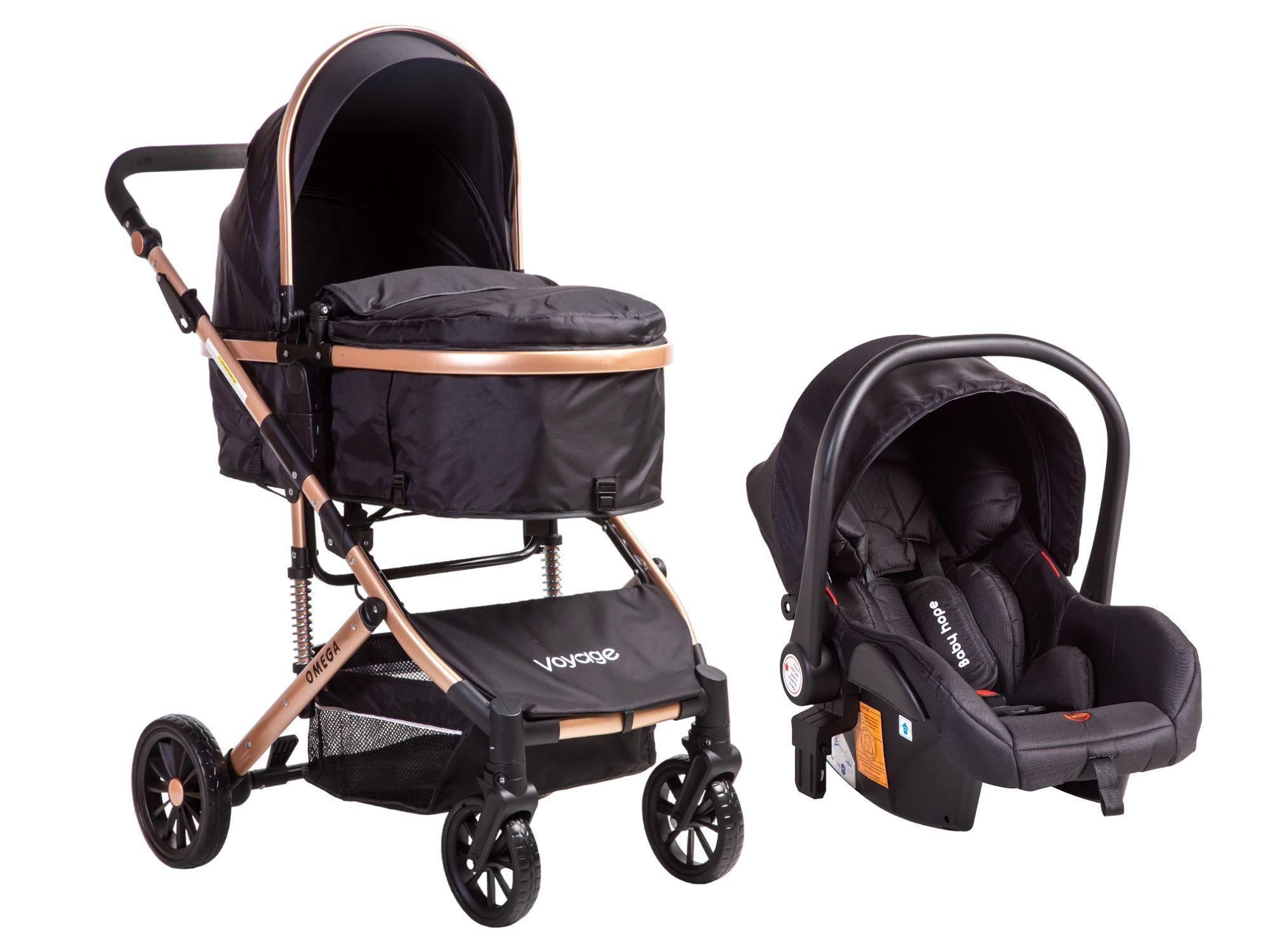 Coche Travel System Omega Black-2
