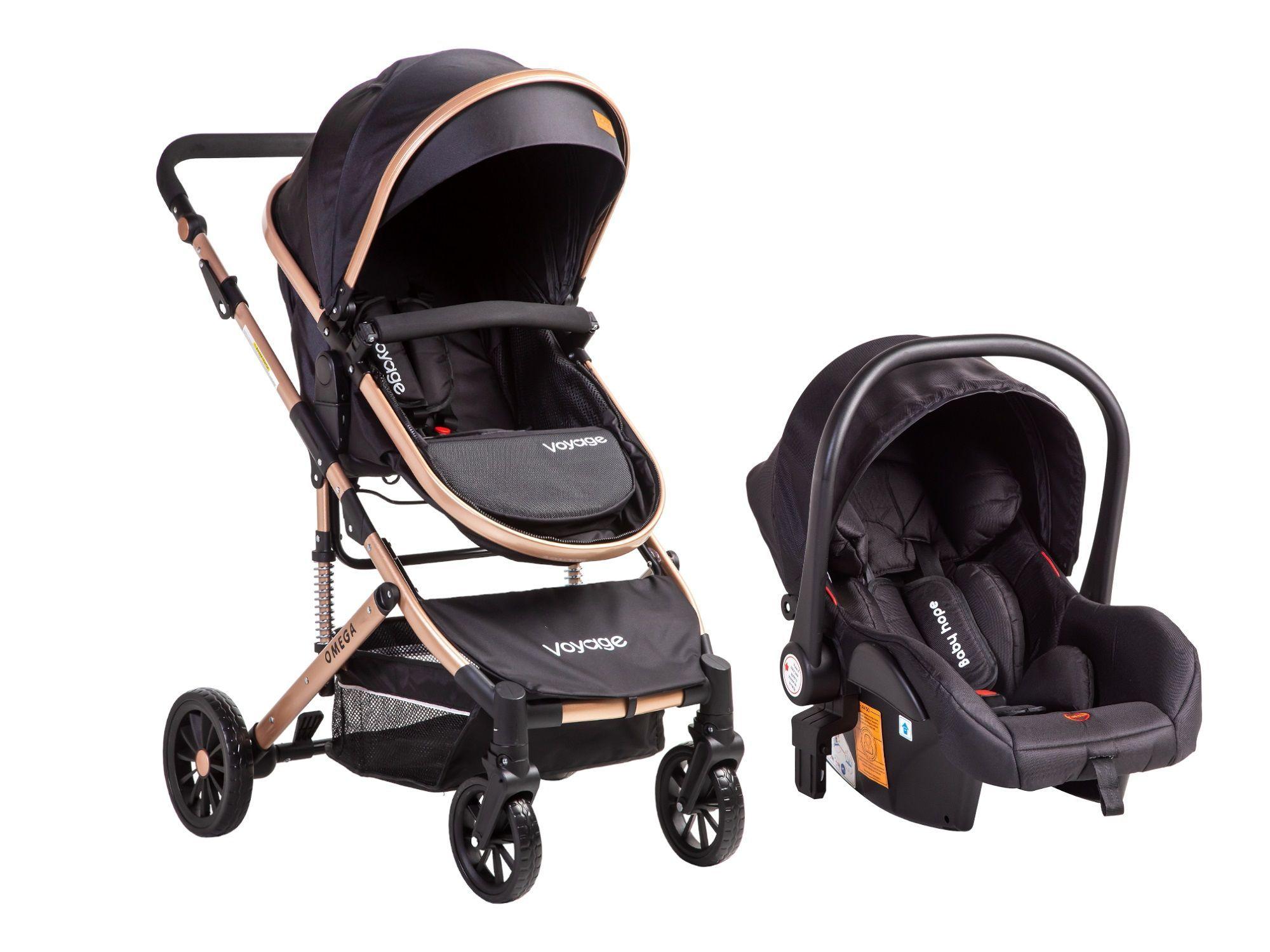 Coche Travel System Omega Black-3