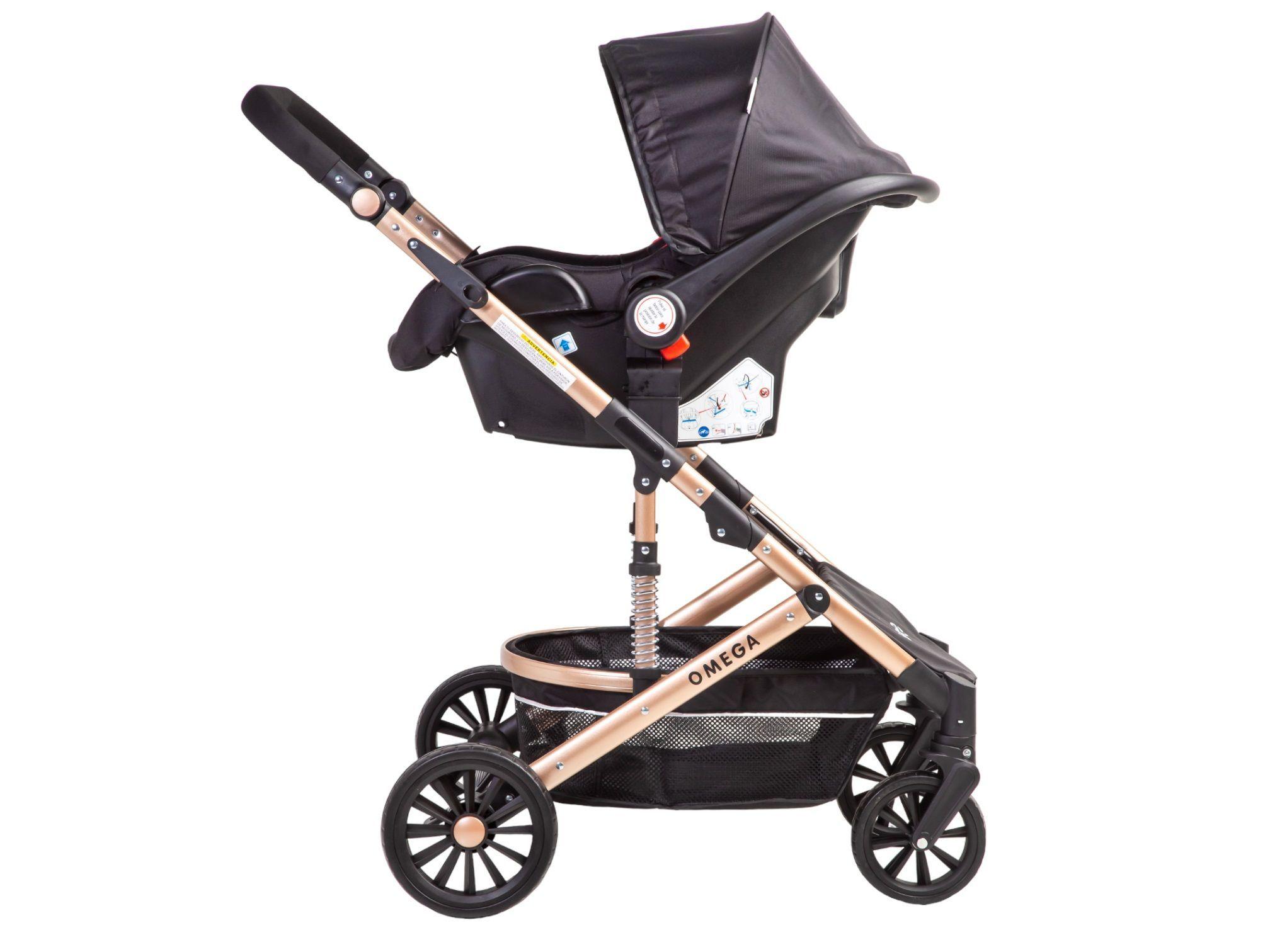 Coche Travel System Omega Black-1