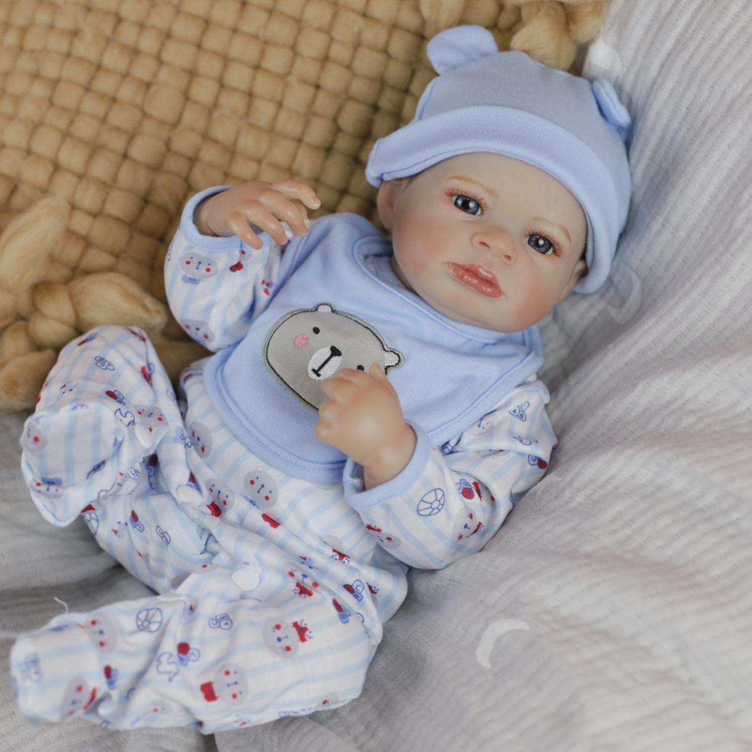 Muñeca Bebé Reborn Luis 45CM-3