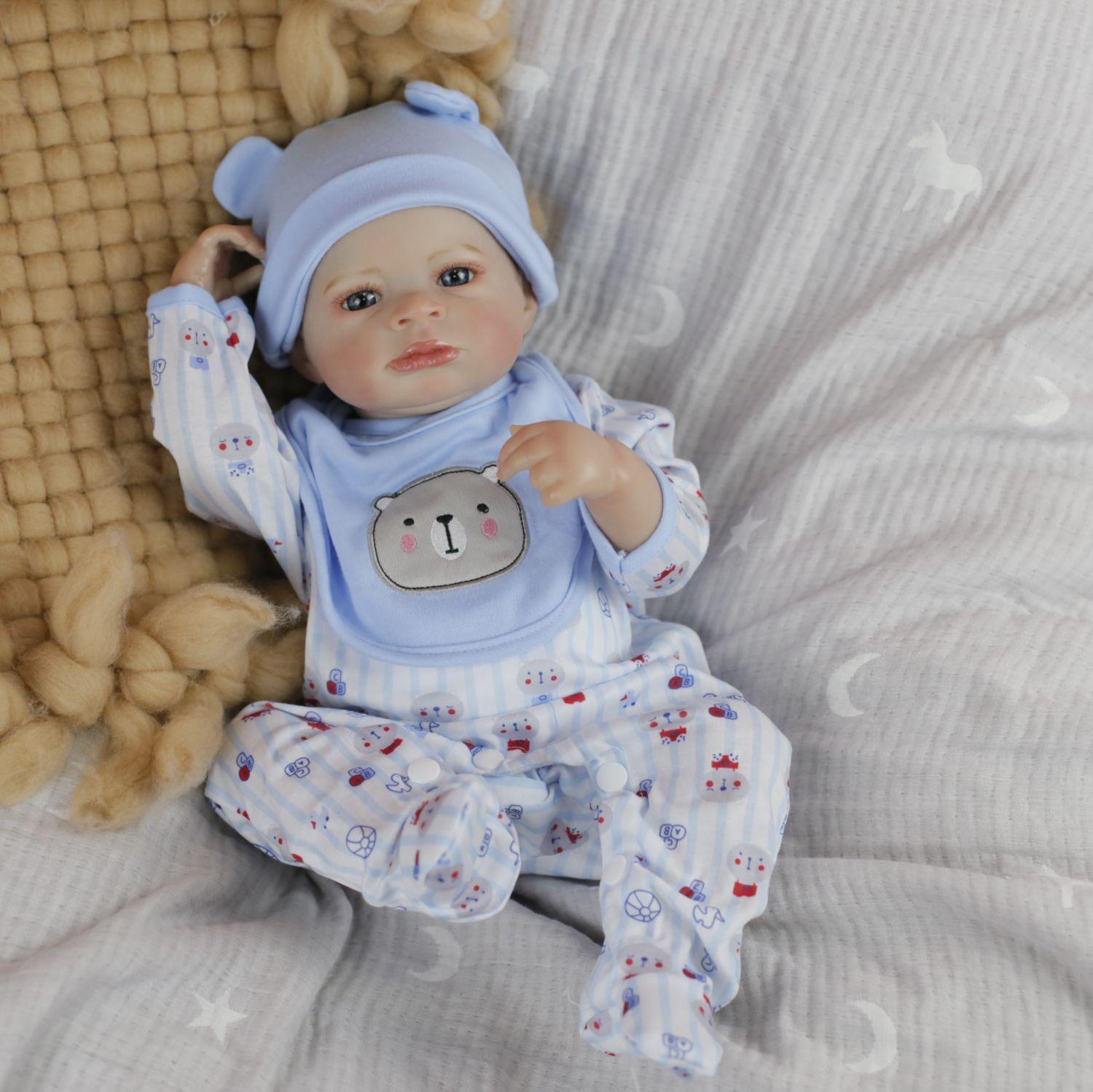 Muñeca Bebé Reborn Luis 45CM-5