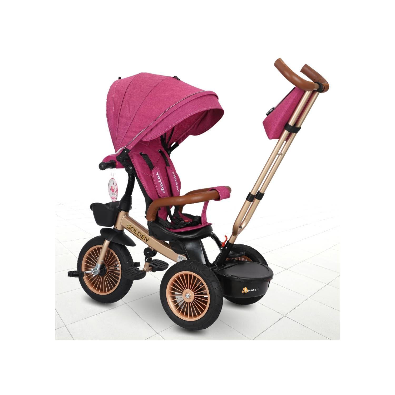 Triciclo para niños voyage golden  pink-2