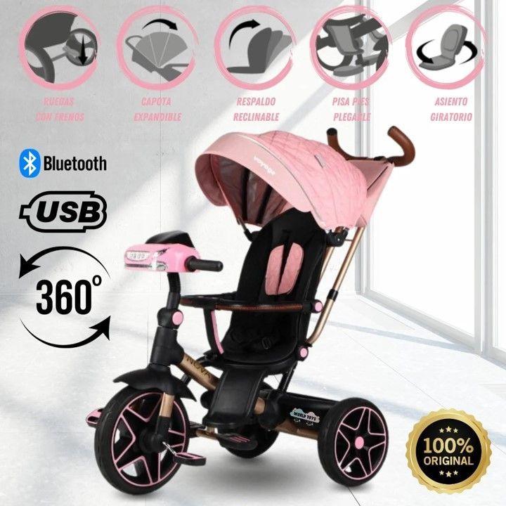 Triciclo Giratorio Nova Pink-2