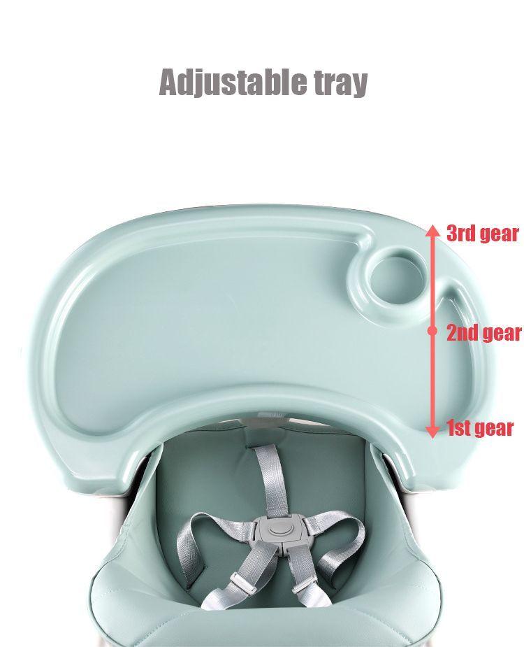 Silla de comer  2 en1 voyage snak blue-5