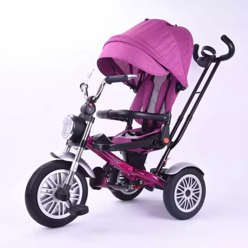 Triciclo multifuncional 360° voyage chopper purple -0