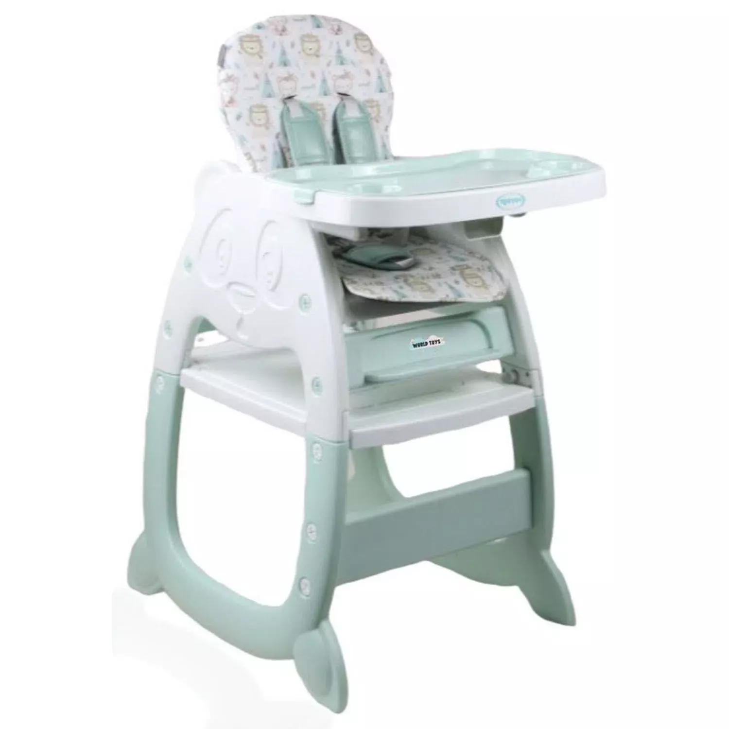 Silla de comer 3 en 1 voyage panda green-0