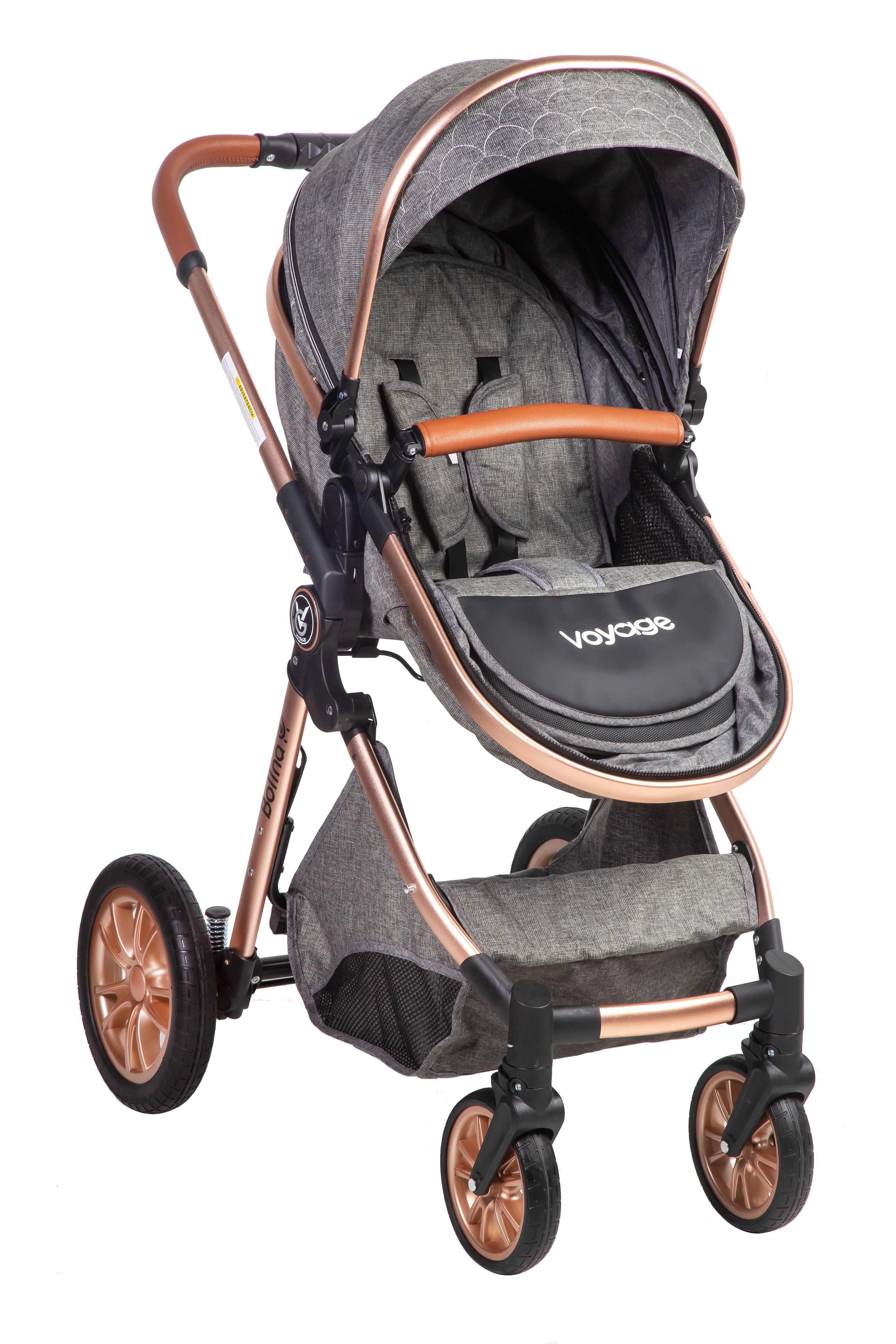 Coche Travel System Bolina Grey Nuevo-2