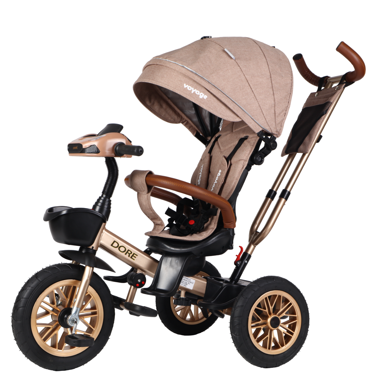 Triciclo Dore Coffee 360 Con Reclinación y Bluetooth-0