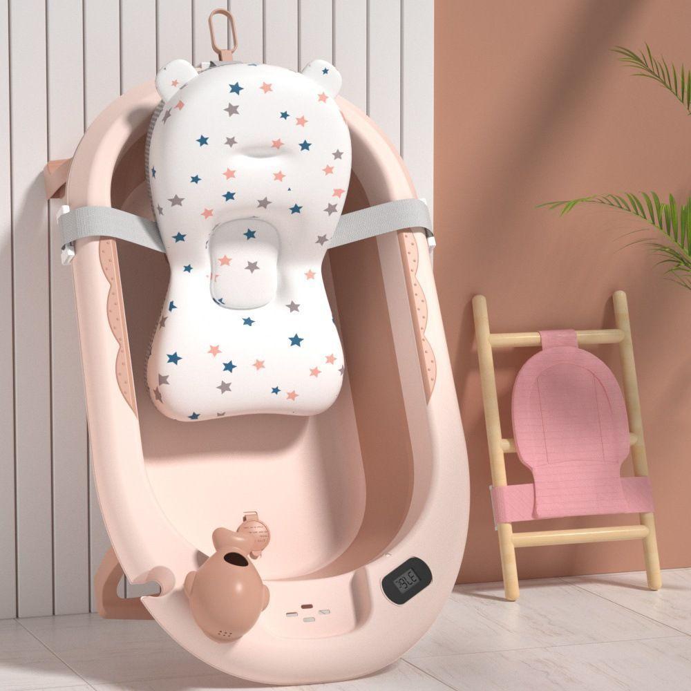 BAÑERA VOAYGE VG-003 CON COJIN Y TERMOMETRO pink -0