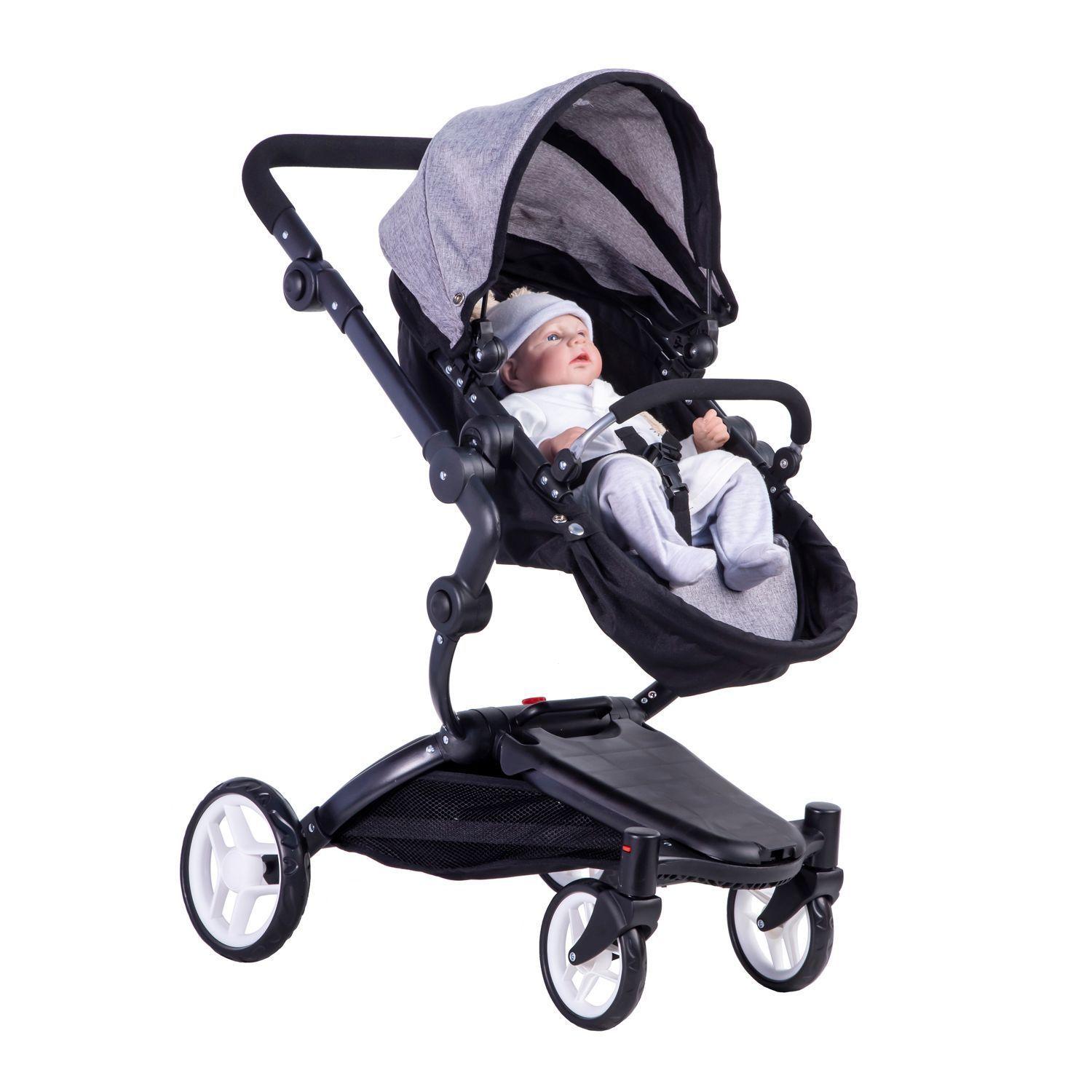 Coche Muñeca Formato Real Nebula Grey-2