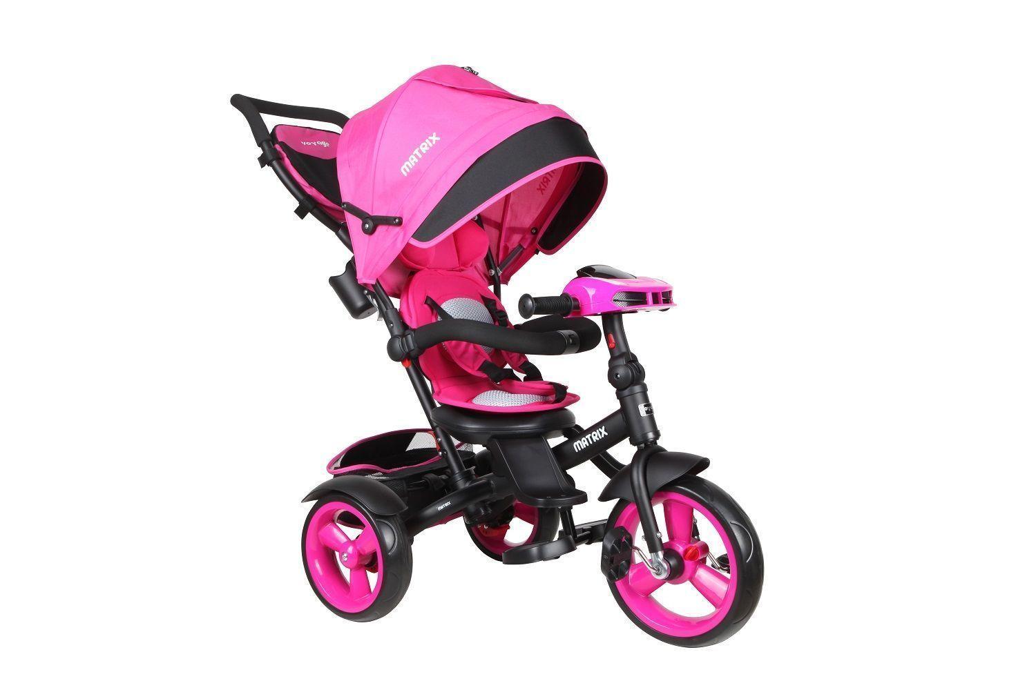TRICICLO VOYAGE MATRIX 360 PINK bluetooth y mp3-6