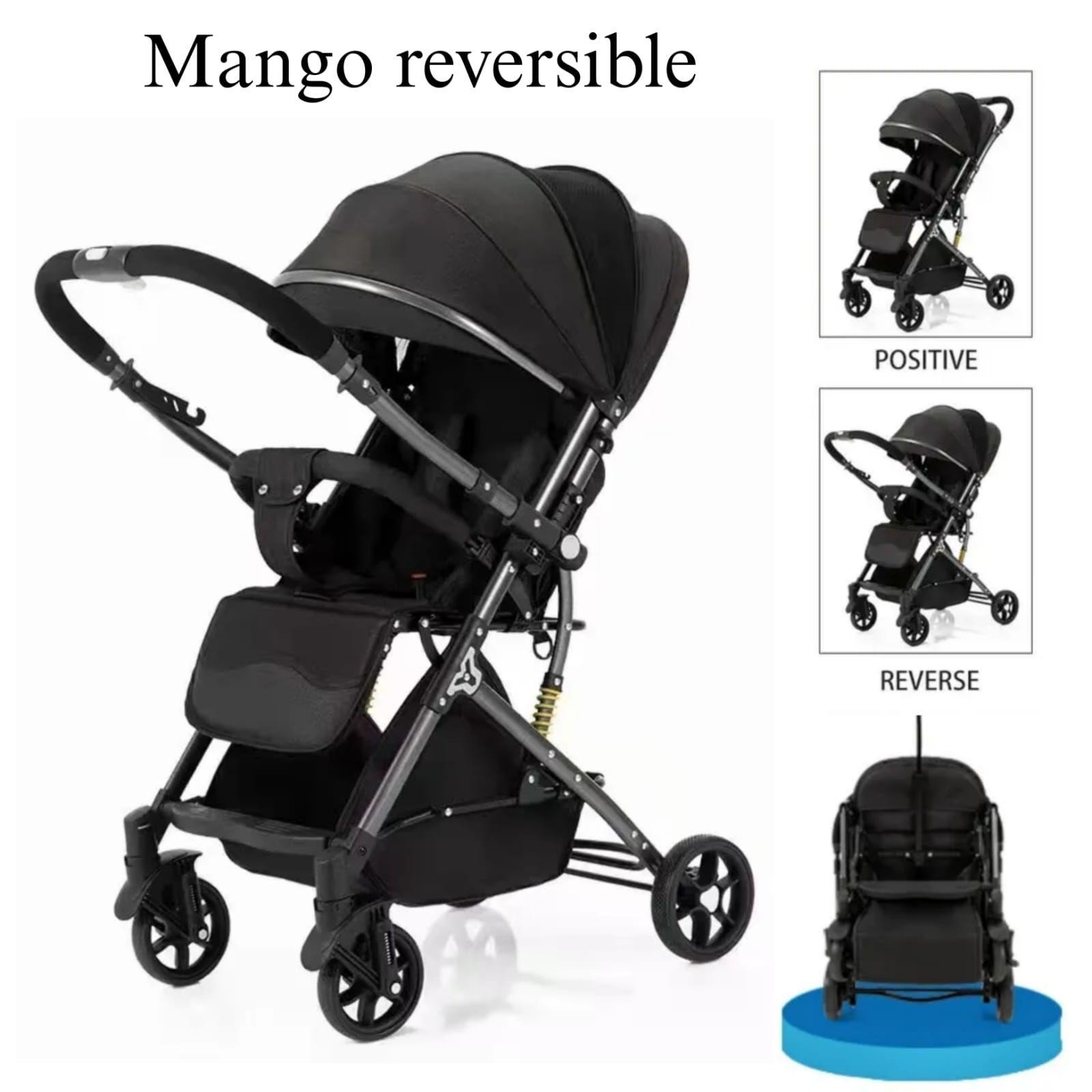 Coche Paseo V6 Black Reversible-2