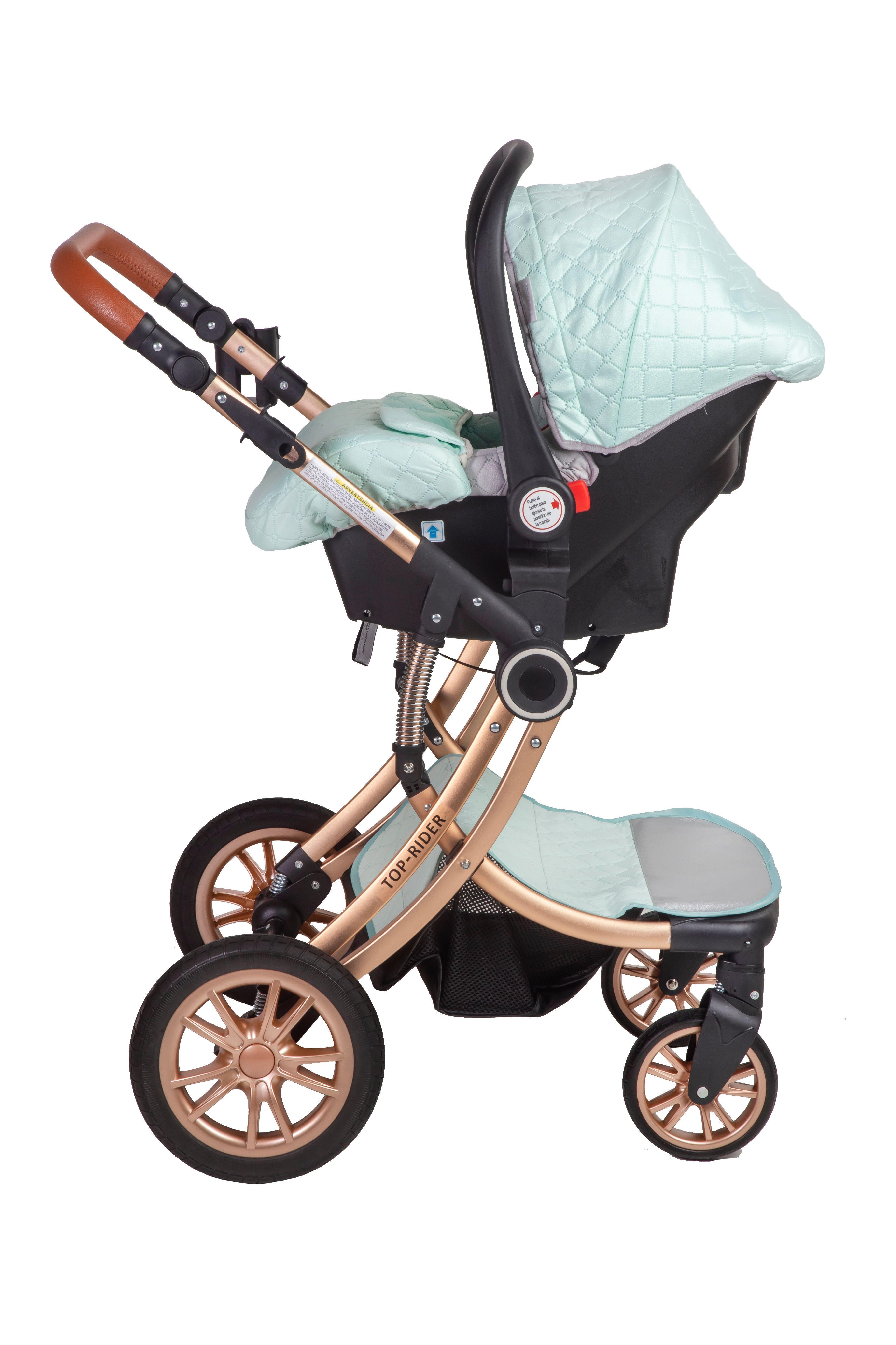 Coche Travel System Top Rider Green-2