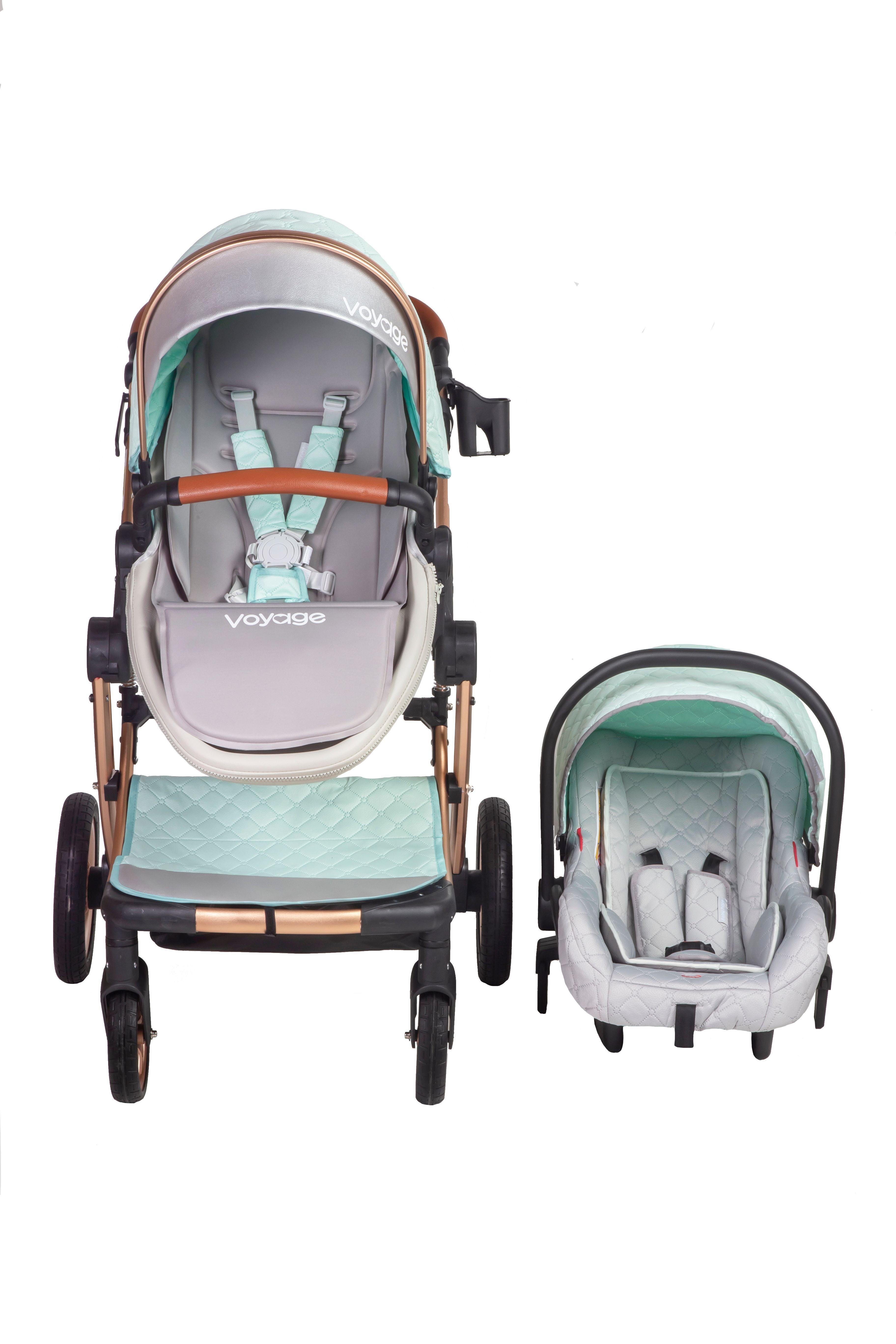 Coche Travel System Top Rider Green-5