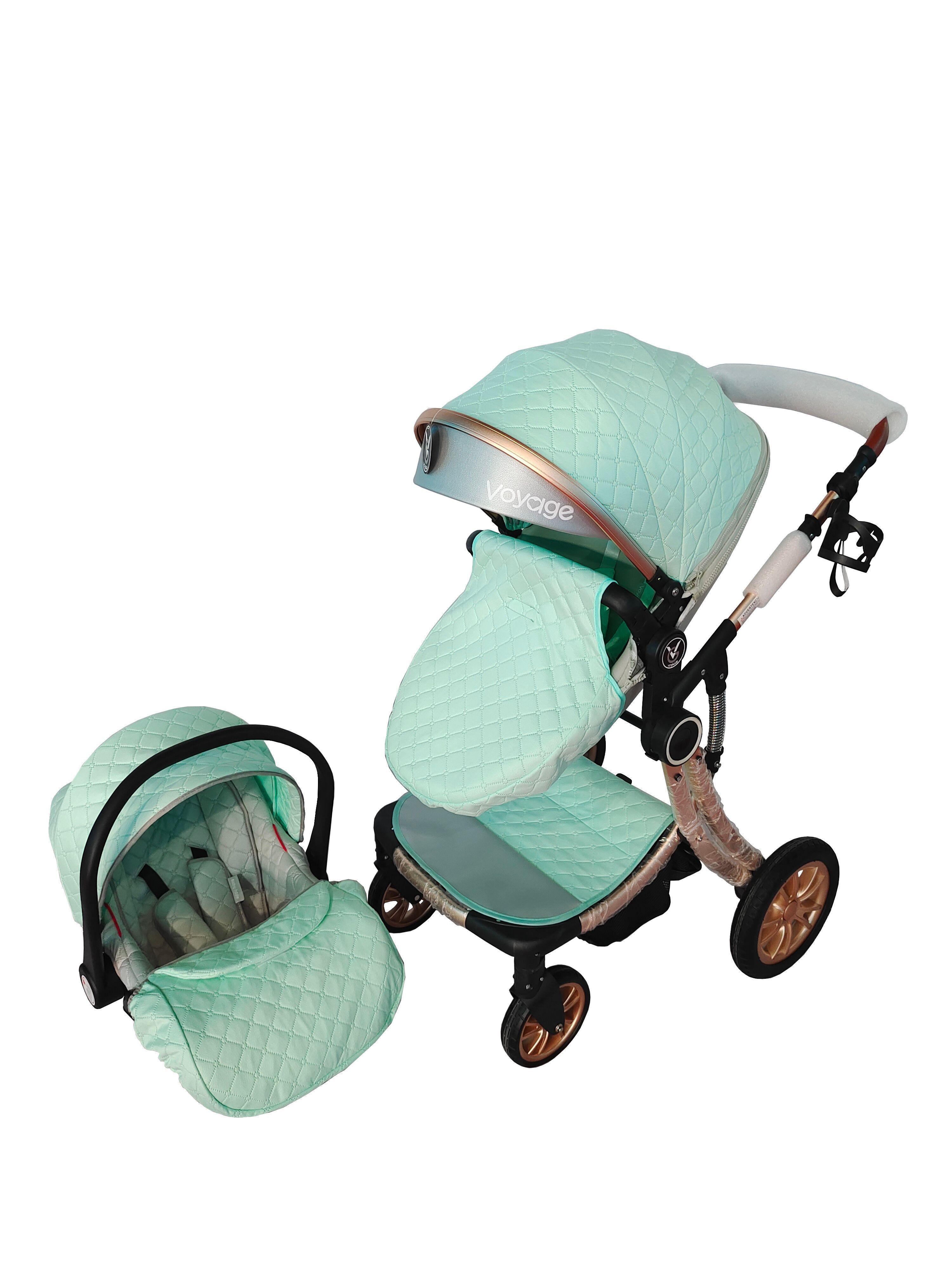 Coche Travel System Top Rider Green-6