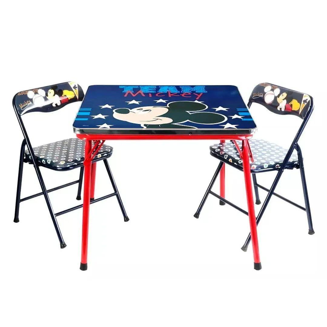 Mesa + 2 Sillas Mickey Mouse Plegable-1