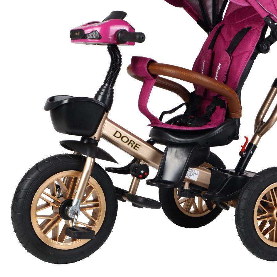 Triciclo Dore Fucsia 360 Con Reclinación y Bluetooth-1