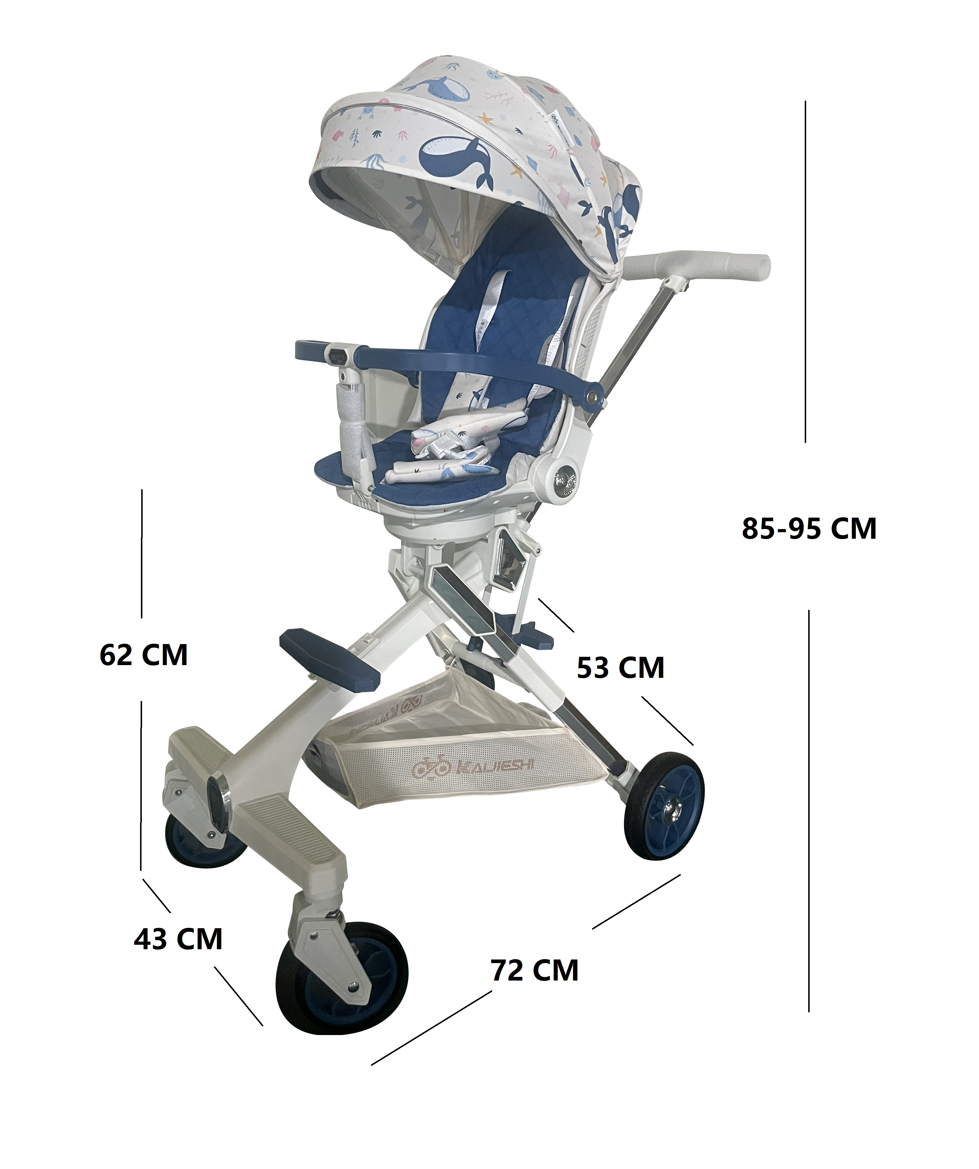 Coche de paseo giro 360° S9-6